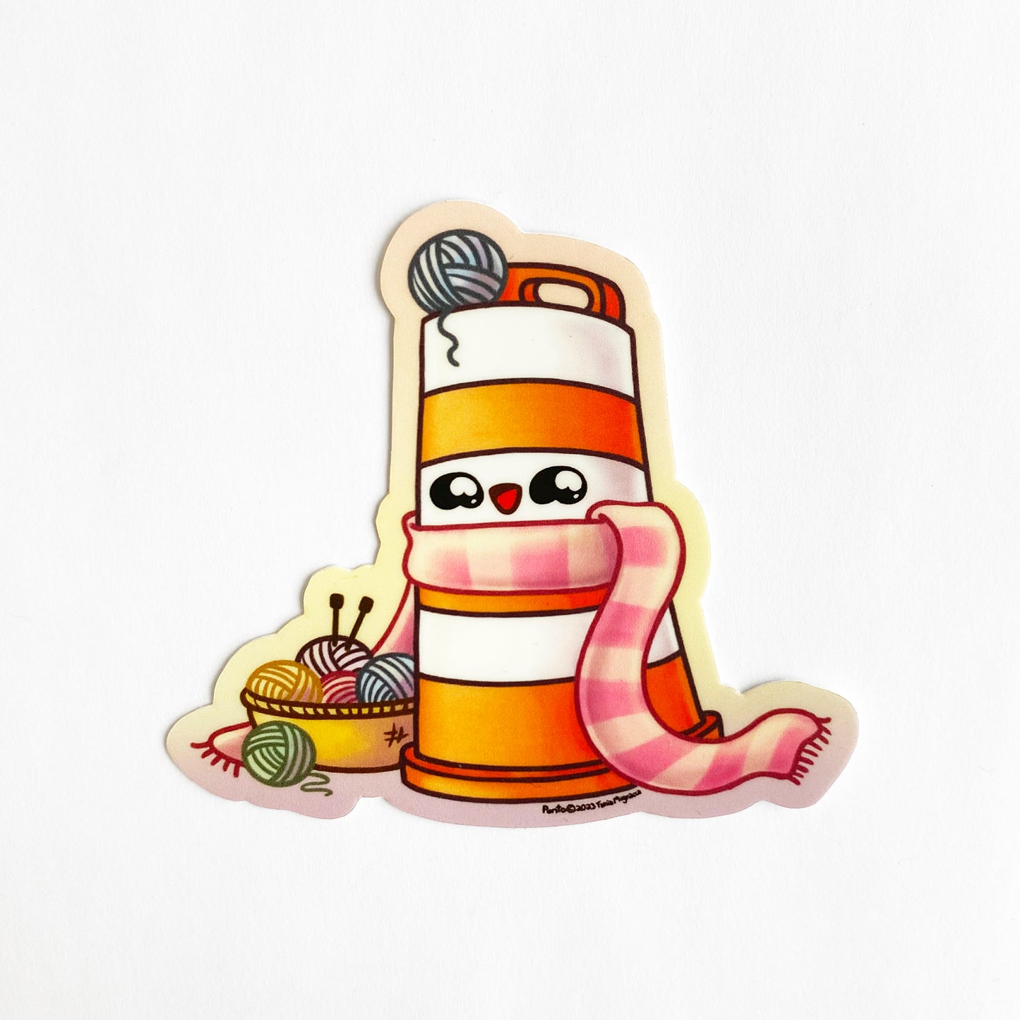 Cozy Ponto Sticker