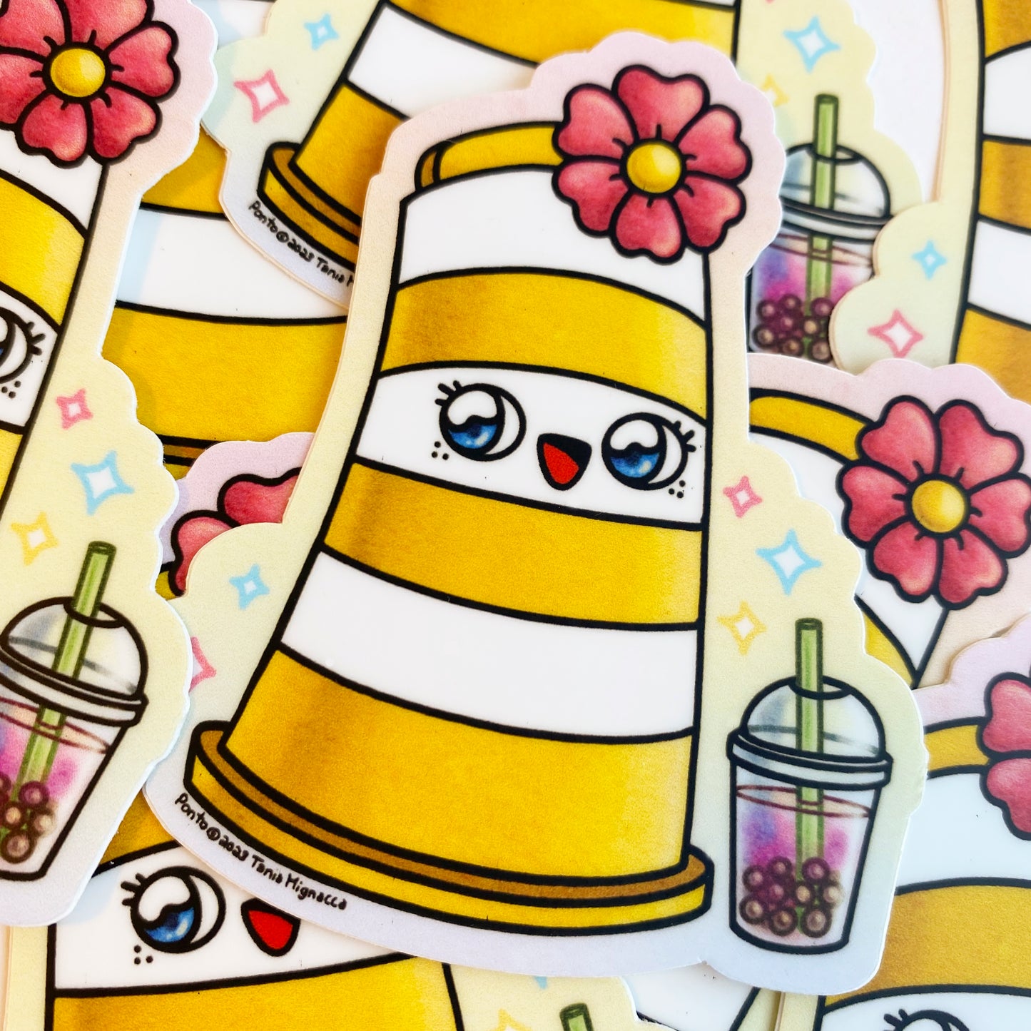 Kiko Bubble Tea Sticker