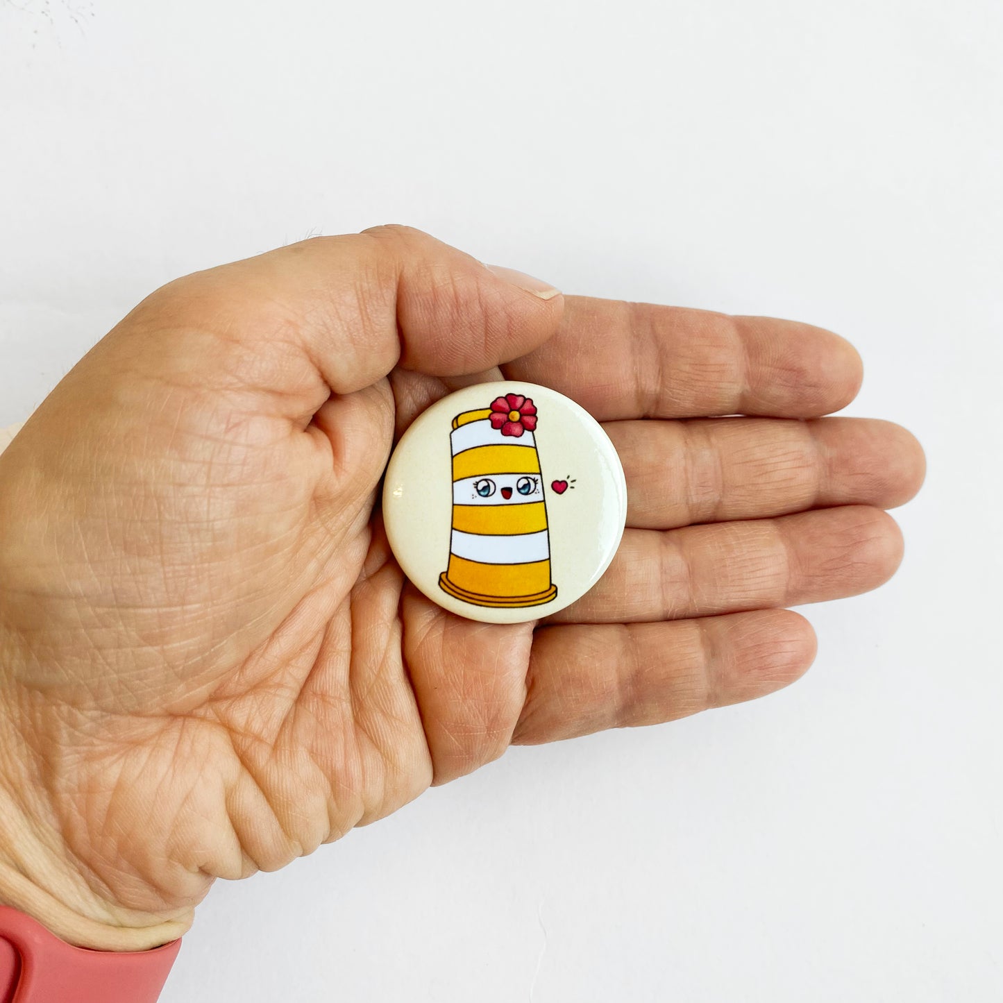 Kiko 1.5" round button