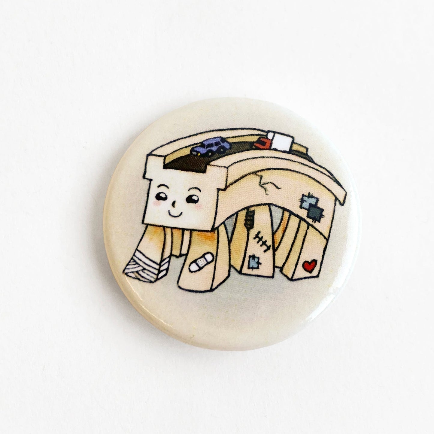 Mr. Turcot 1.5" round button