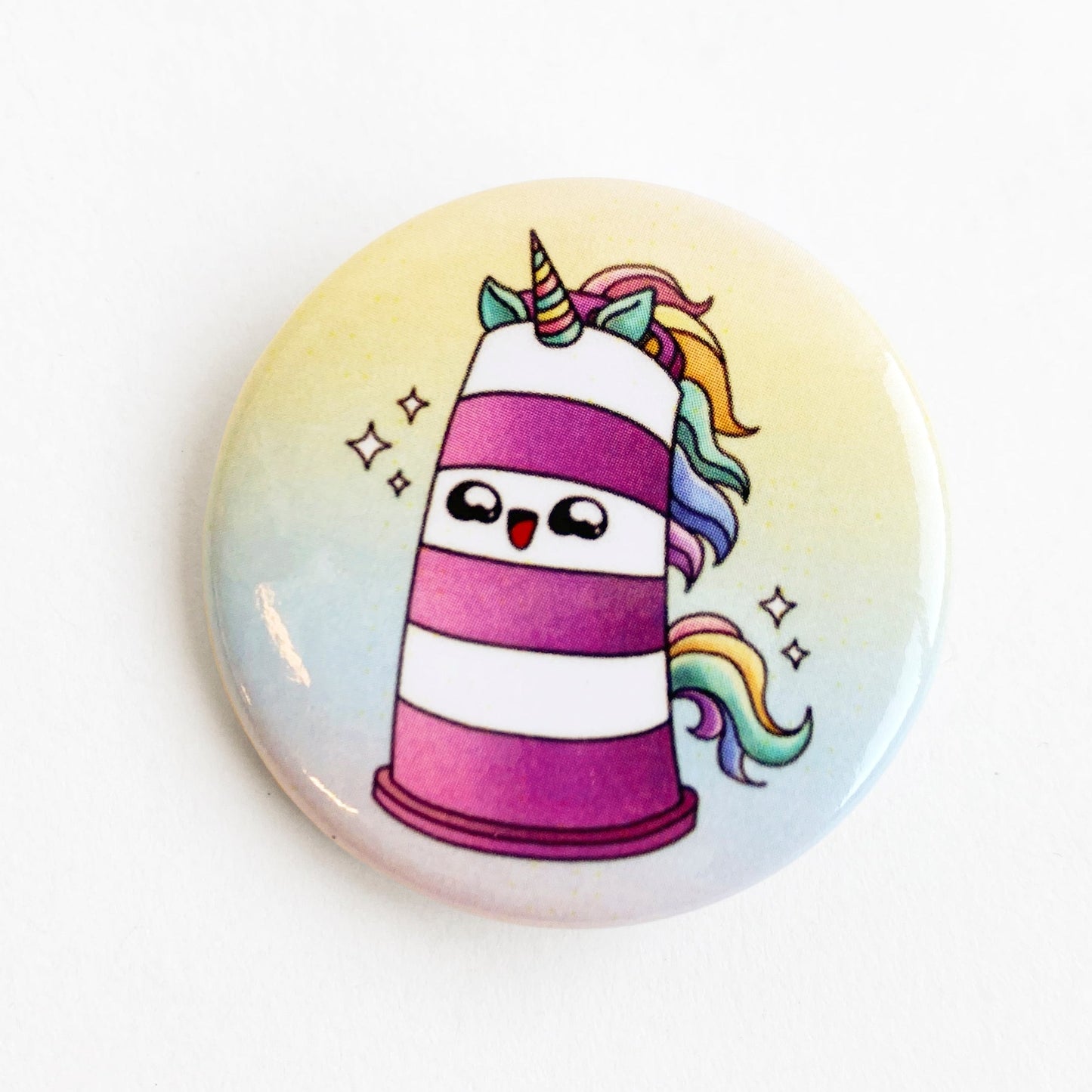 Unicorn Ponto 1.5" round button