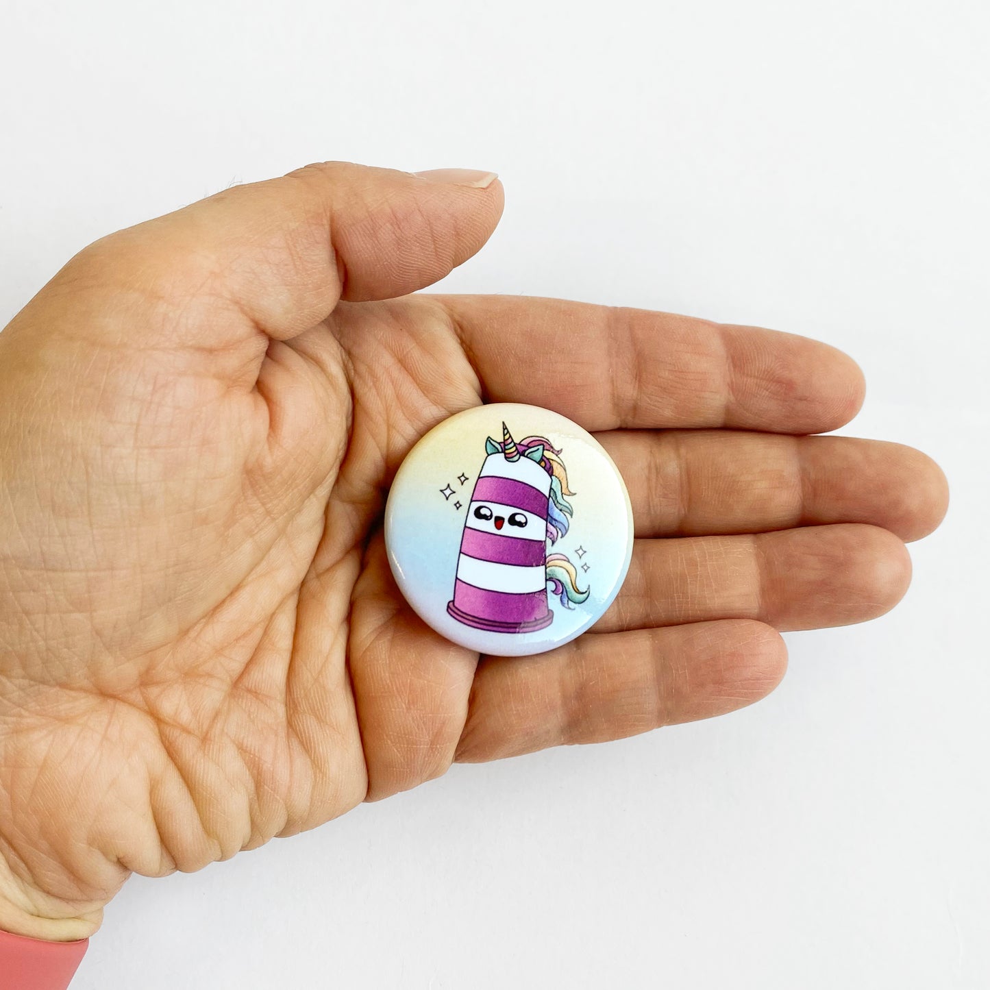 Unicorn Ponto 1.5" round button