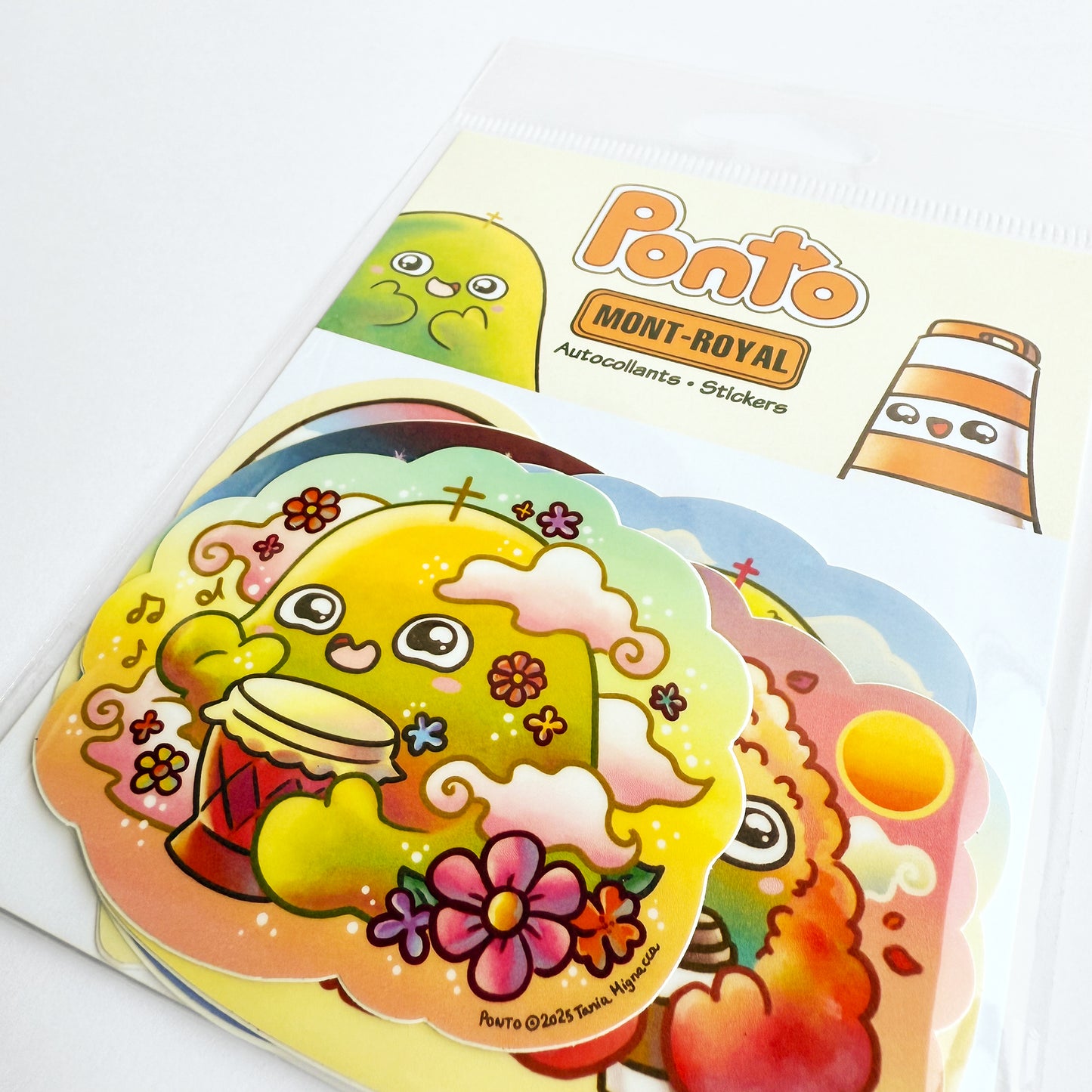 Paquet d'autocollants Kawaii Mont-Royal