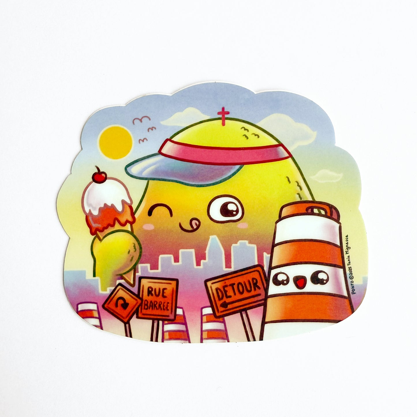 Paquet d'autocollants Kawaii Mont-Royal