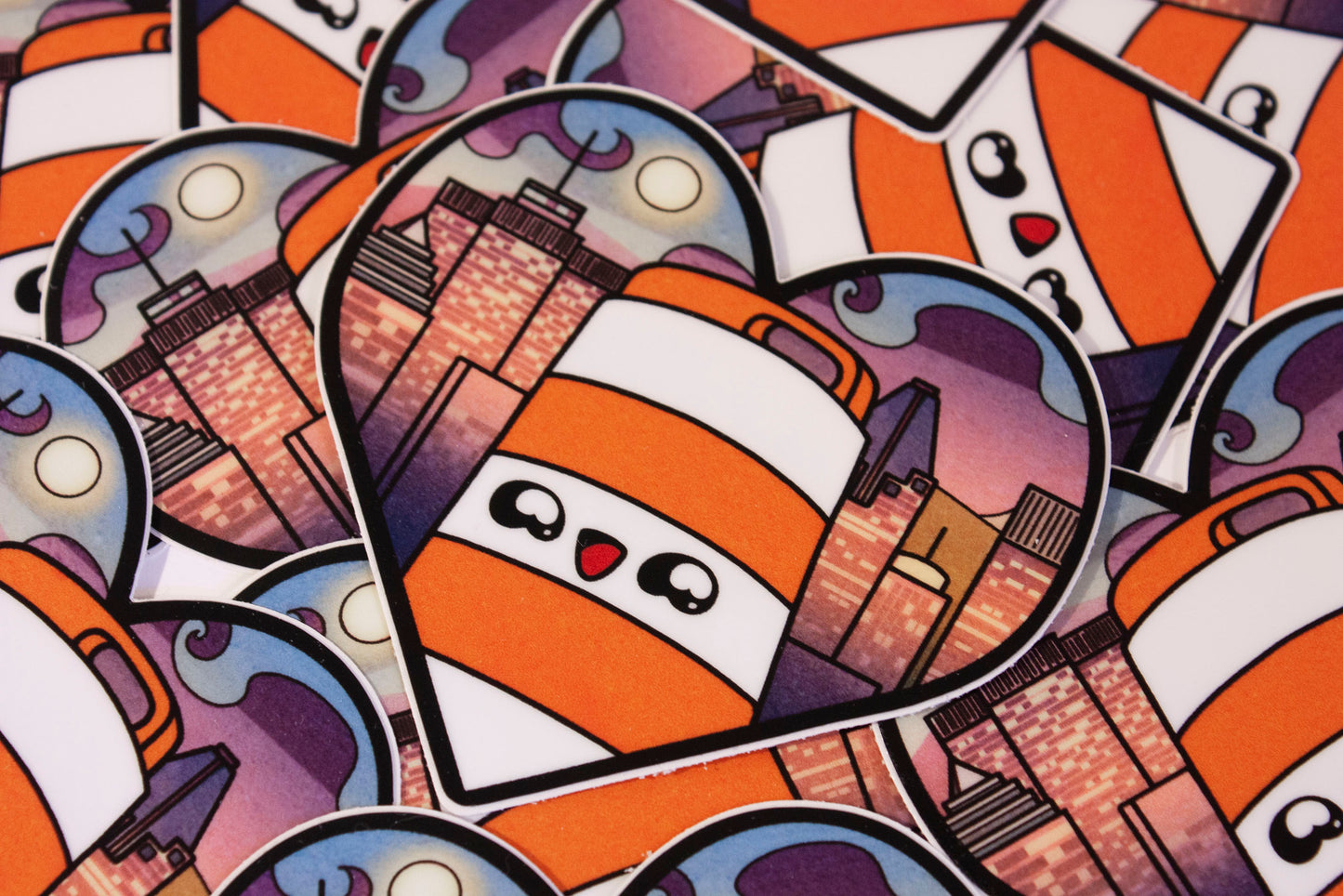 Montreal Heart Sticker