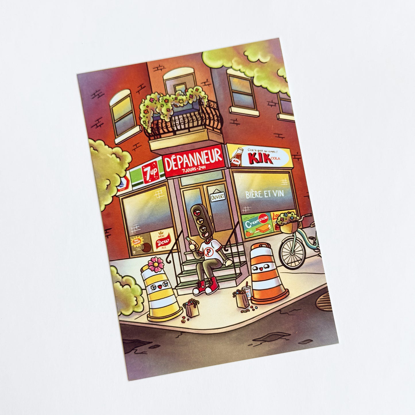 Carte postale Dépanneur