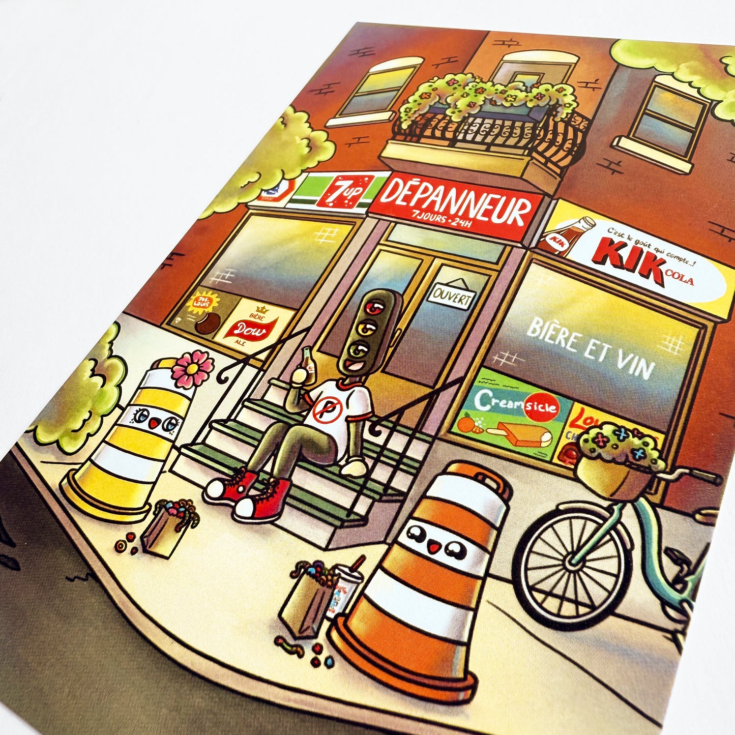 Carte postale Dépanneur