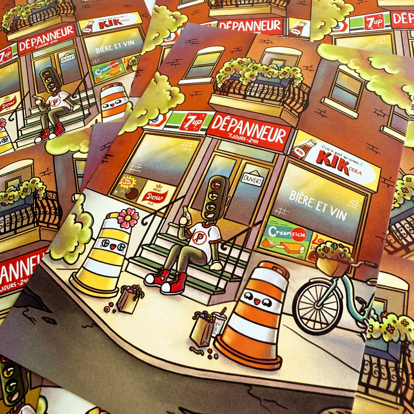 Carte postale Dépanneur