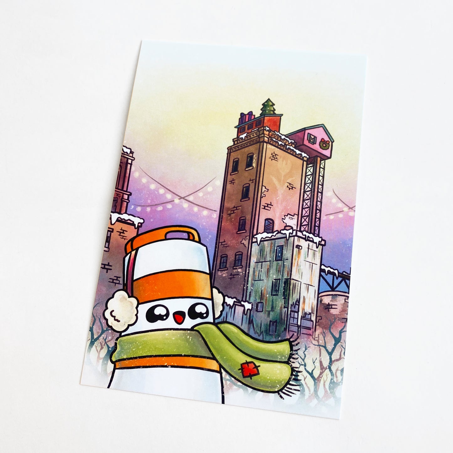 Pink House Postcard