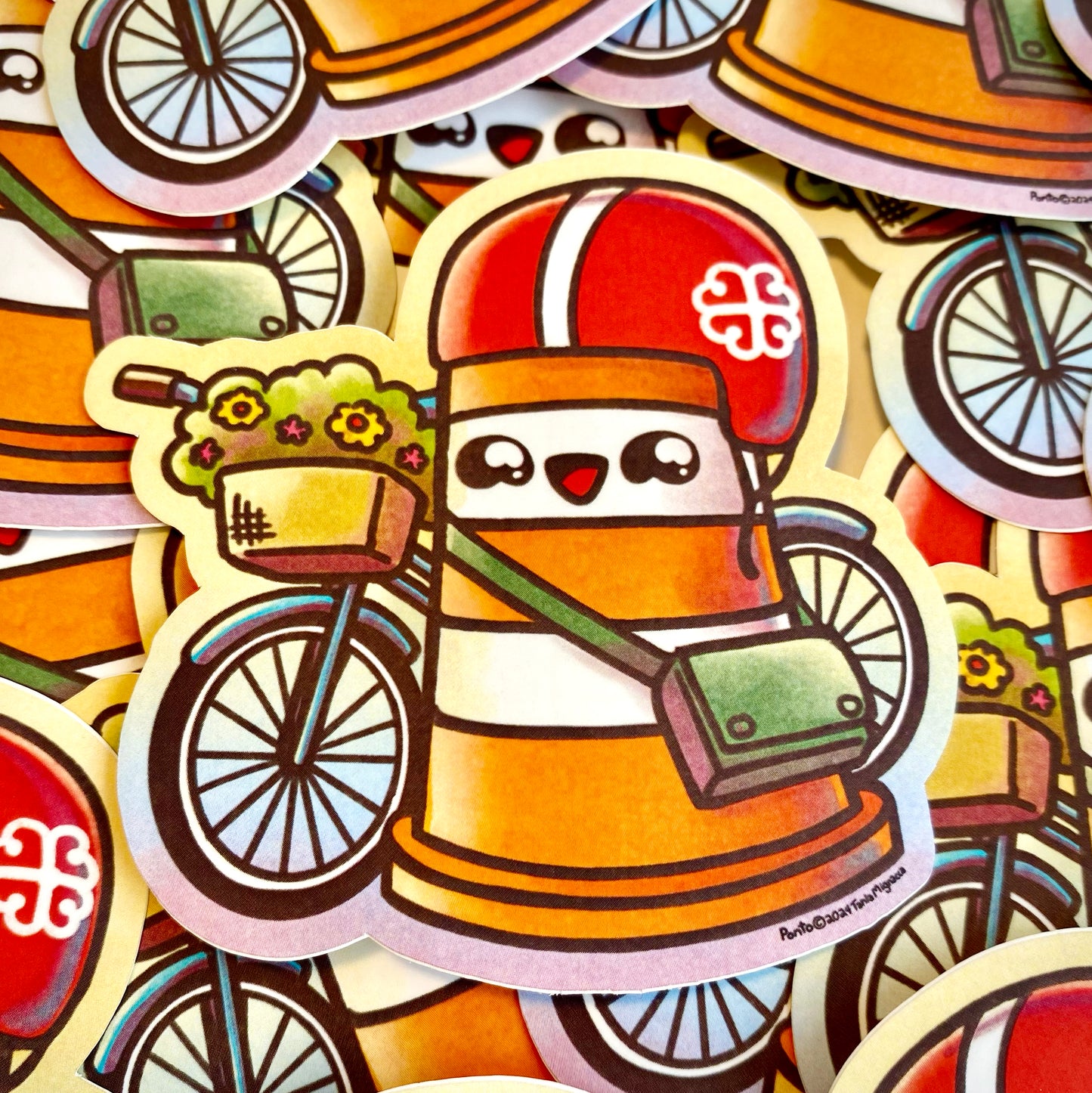 Biking Ponto Sticker - Limited Edition!