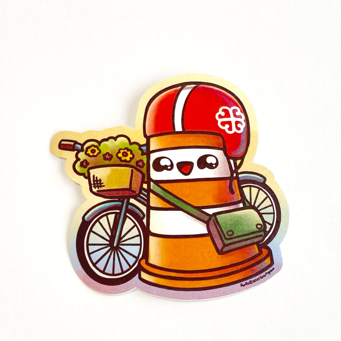 Biking Ponto Sticker - Limited Edition!