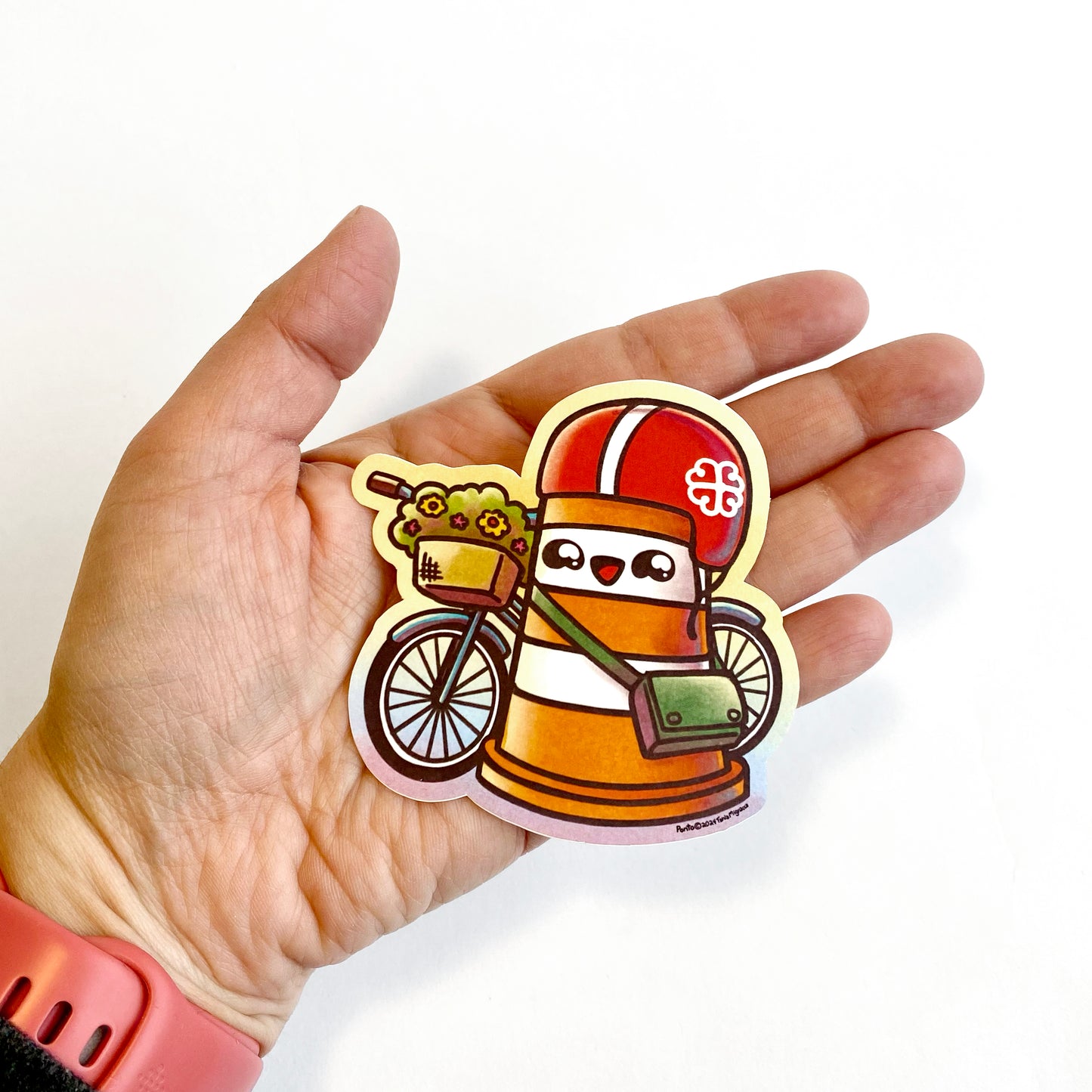 Biking Ponto Sticker - Limited Edition!