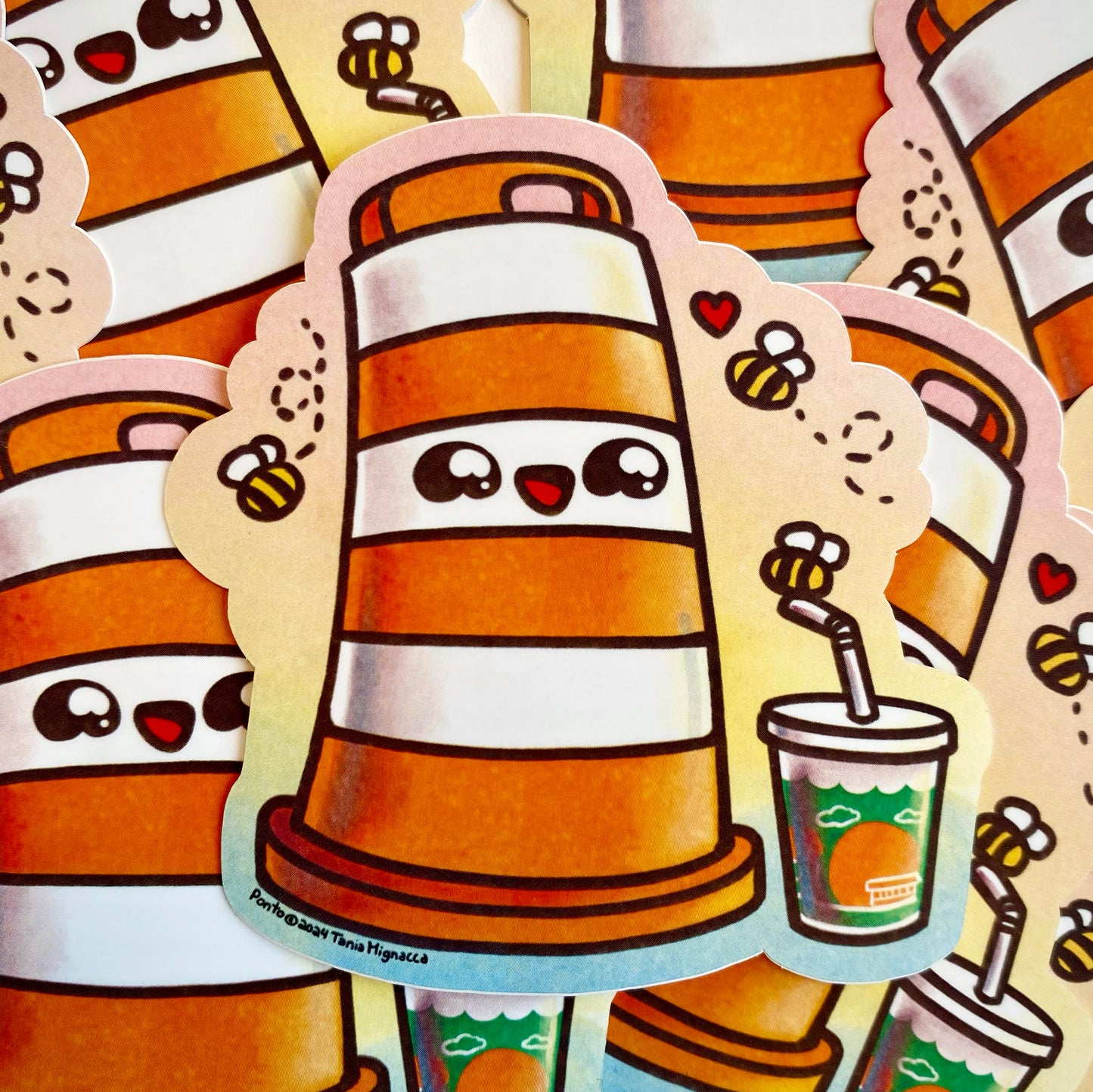 Orange Julep Ponto Sticker - Limited Edition!