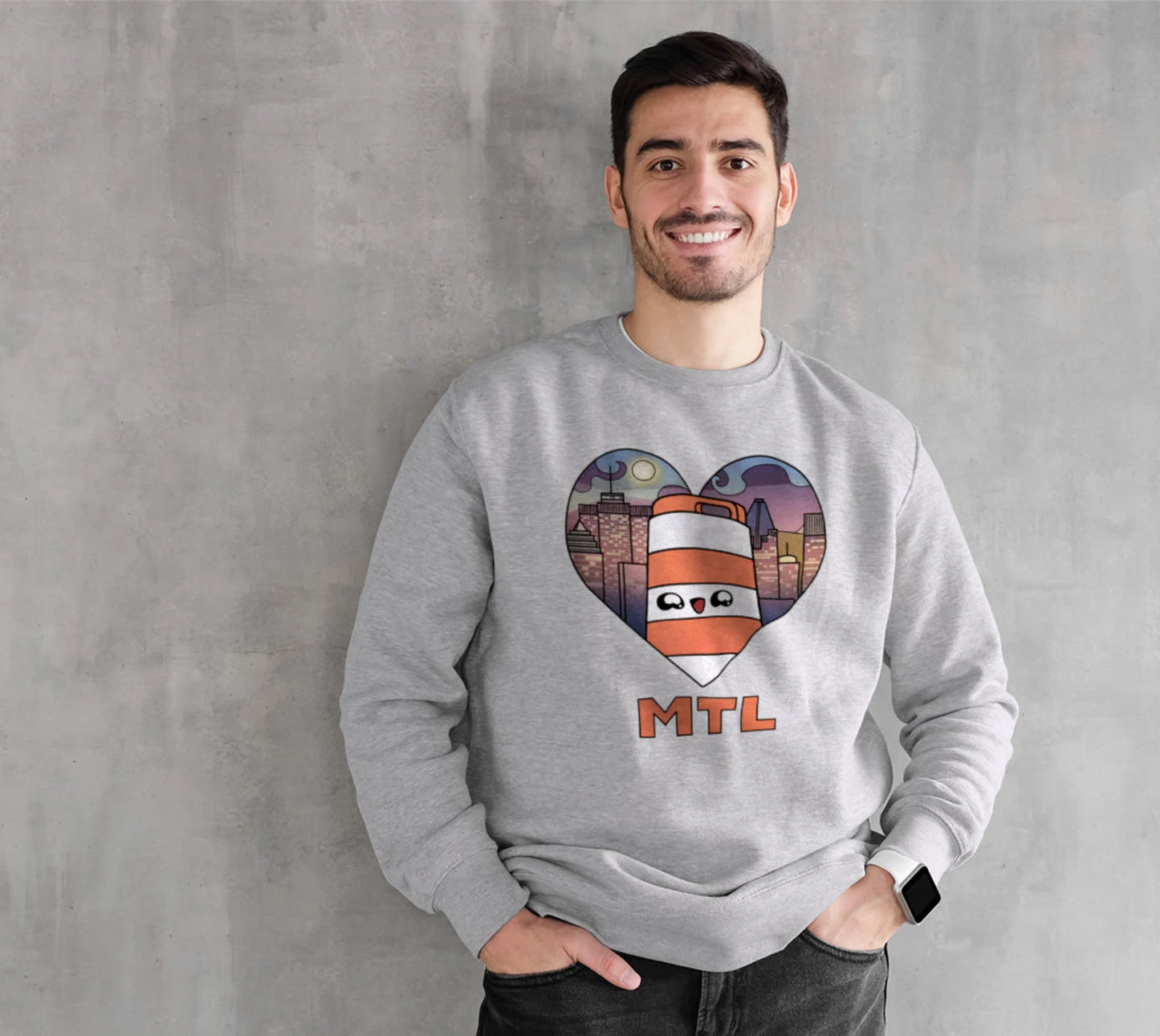 Sweatshirt Ponto loves Montreal