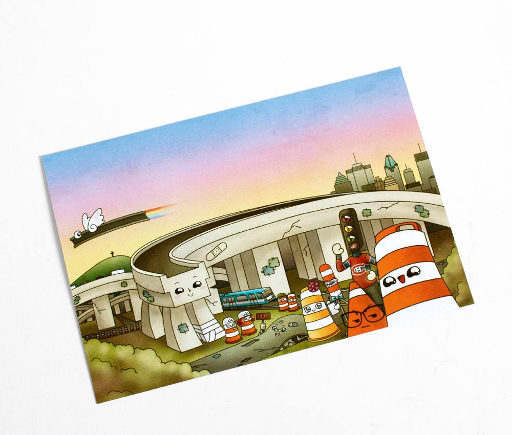Ponto and Friends Postcard