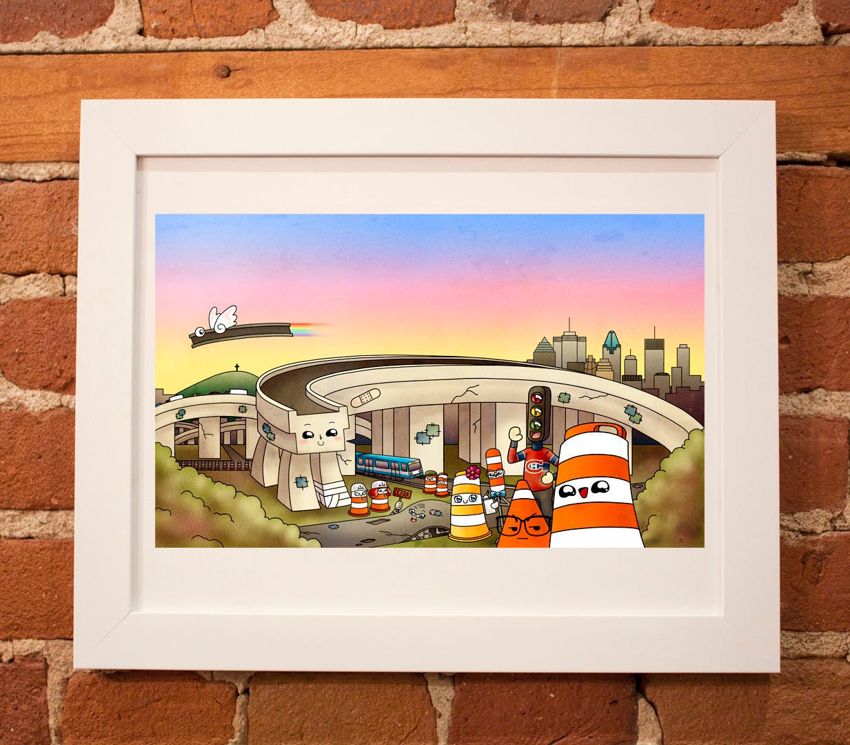 Ponto and Friends 12x9 Print