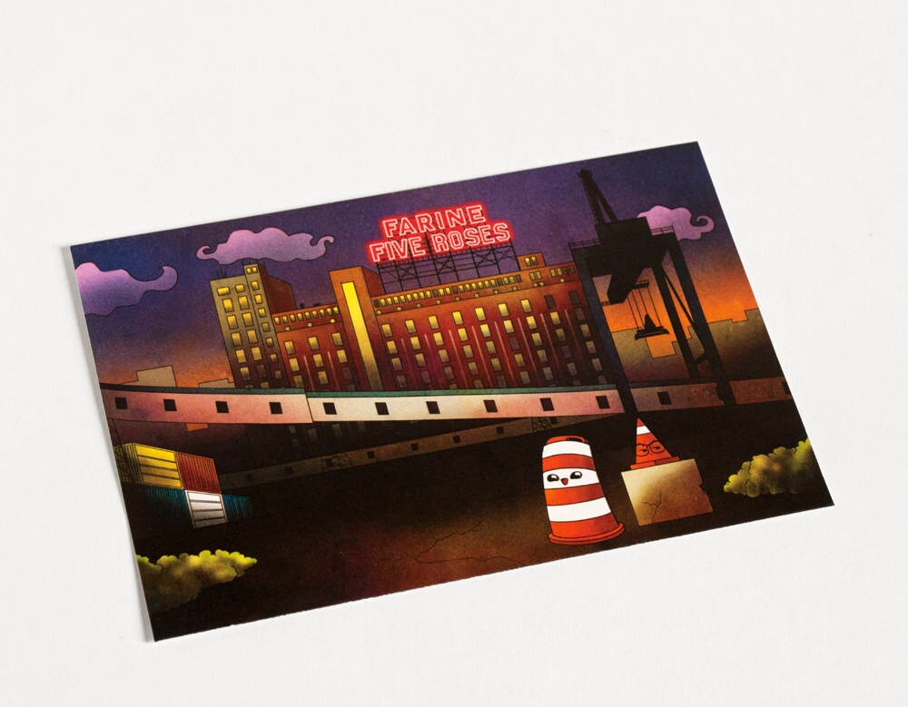 Farine Five Roses Postcard