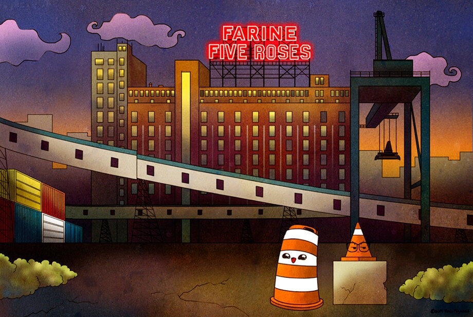 Farine Five Roses Postcard