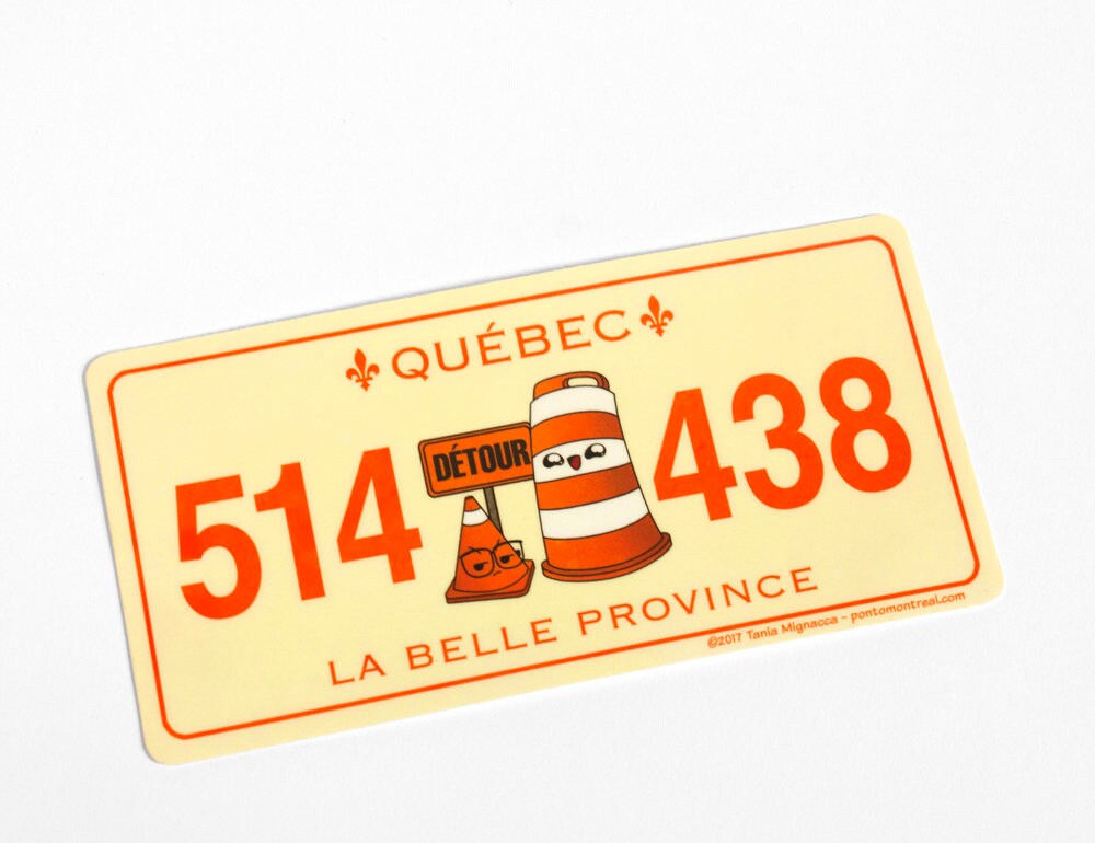 Vintage License Plate Bumper Sticker