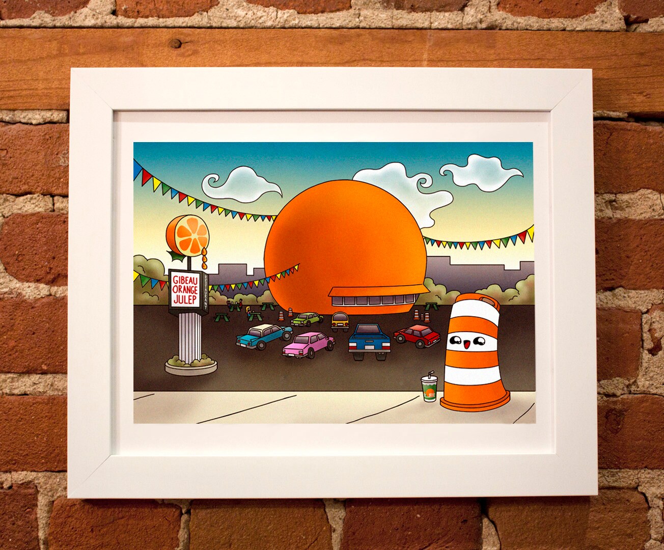 Orange Julep 9x12 Print