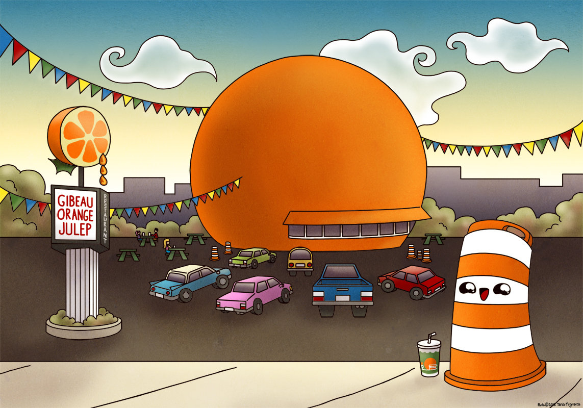 Orange Julep Postcard
