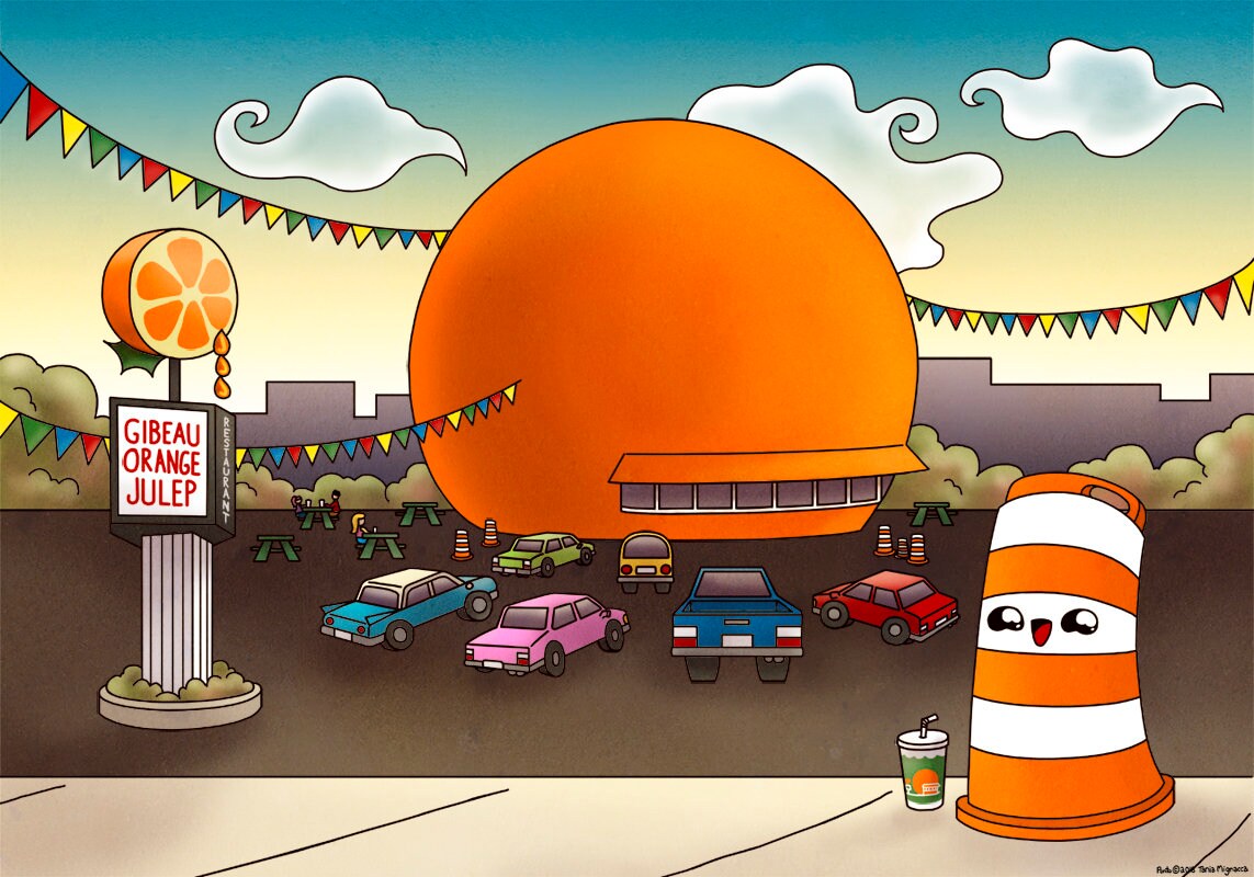 Orange Julep 9x12 Print