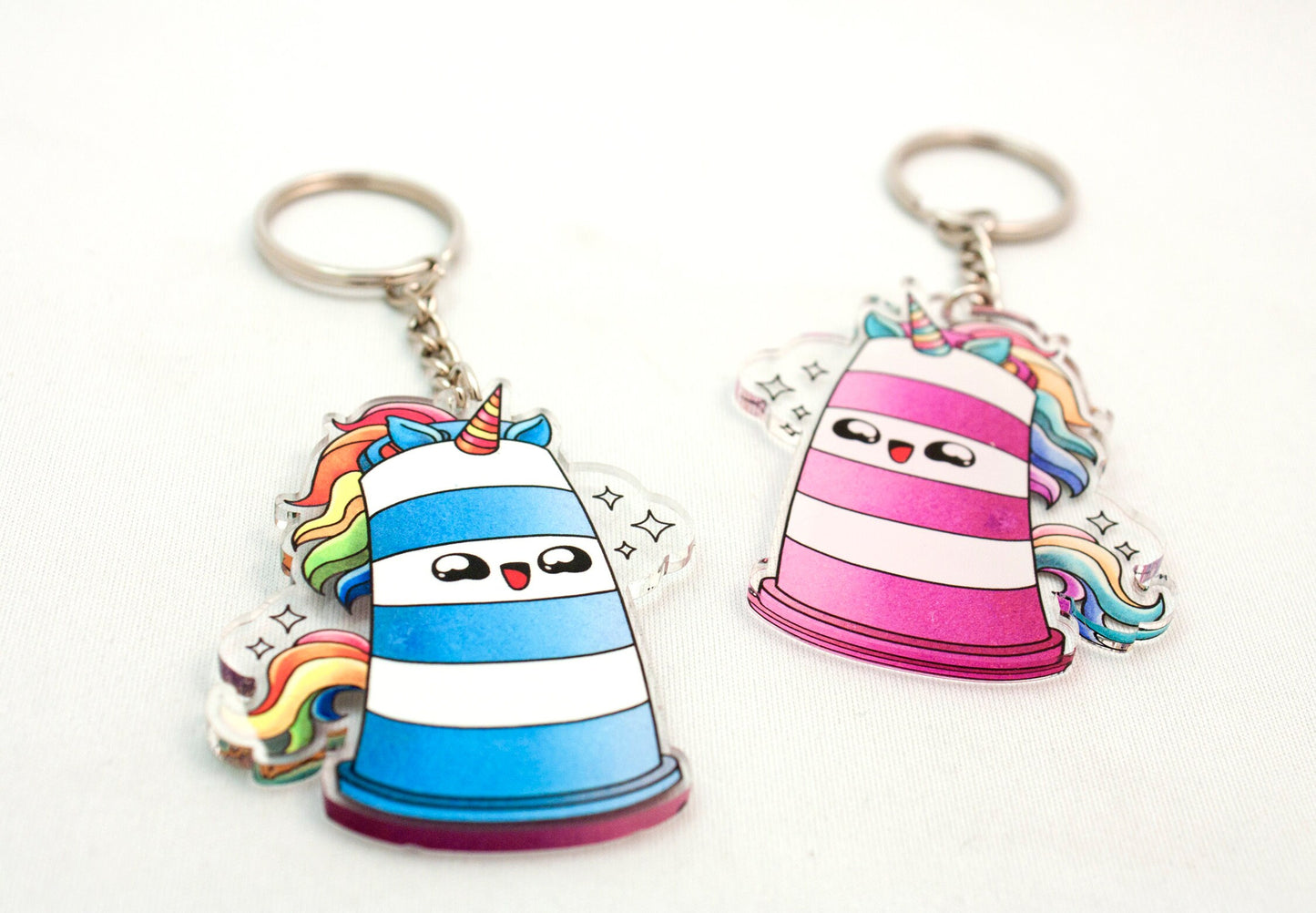 Unicorn Ponto Keychain Charm