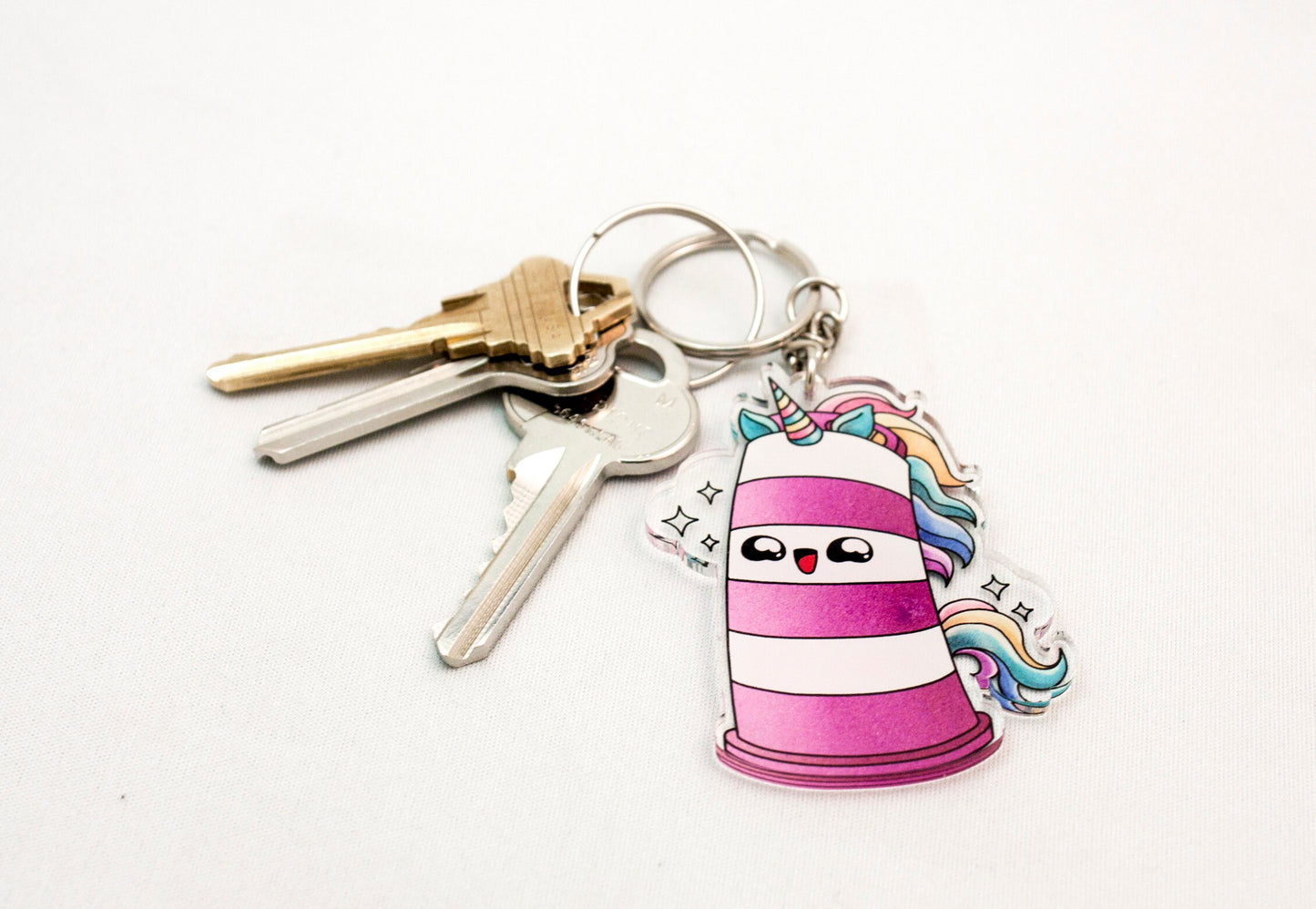 Unicorn Ponto Keychain Charm