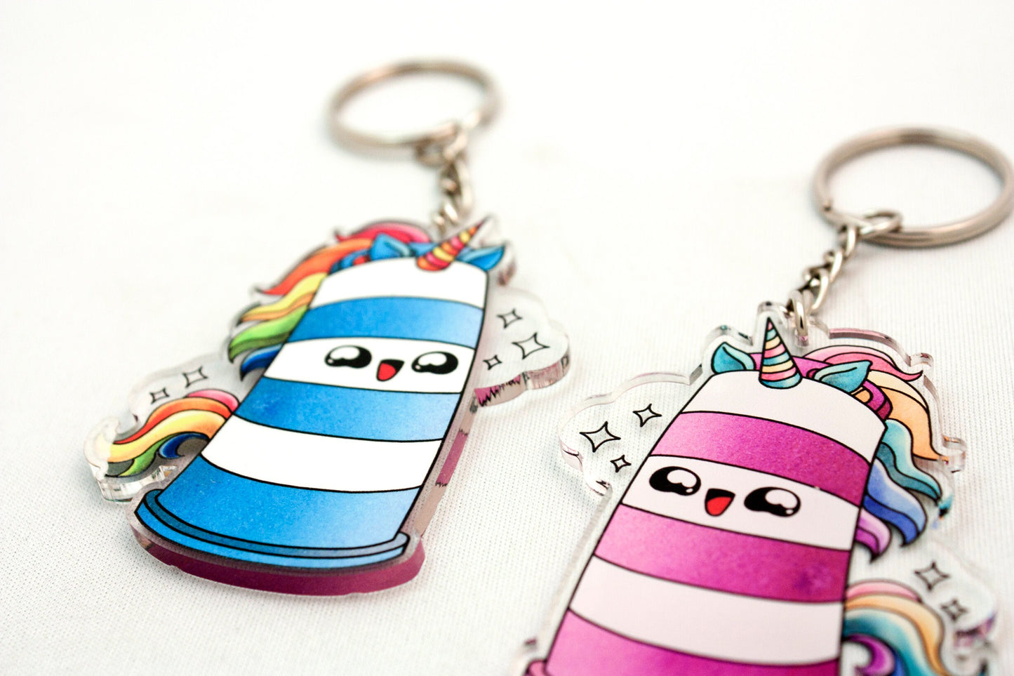 Unicorn Ponto Keychain Charm