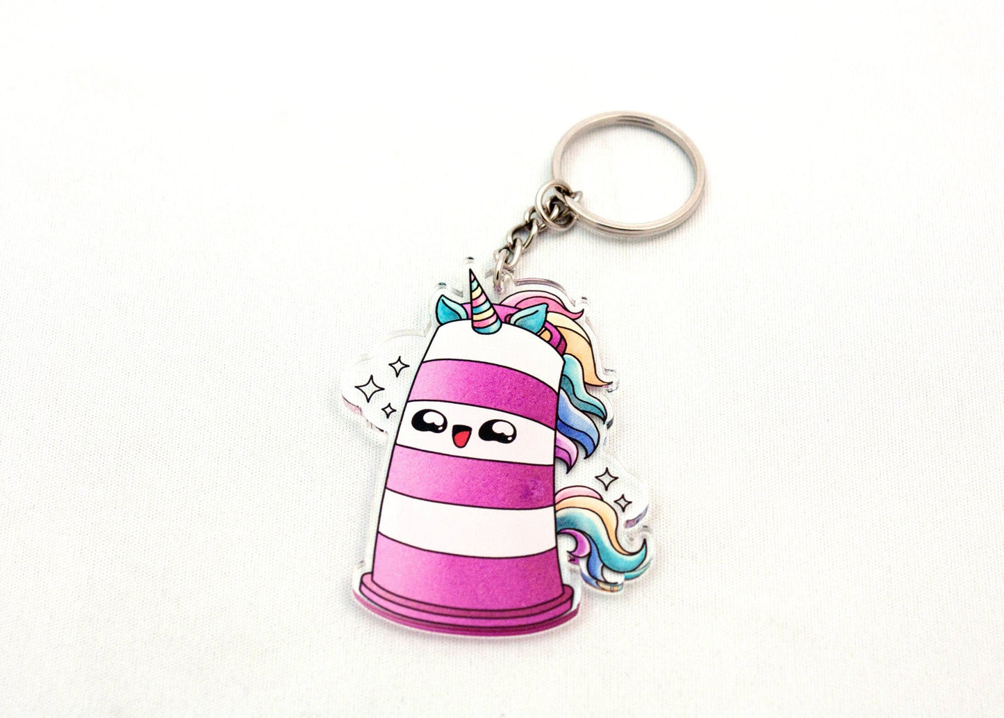 Unicorn Ponto Keychain Charm