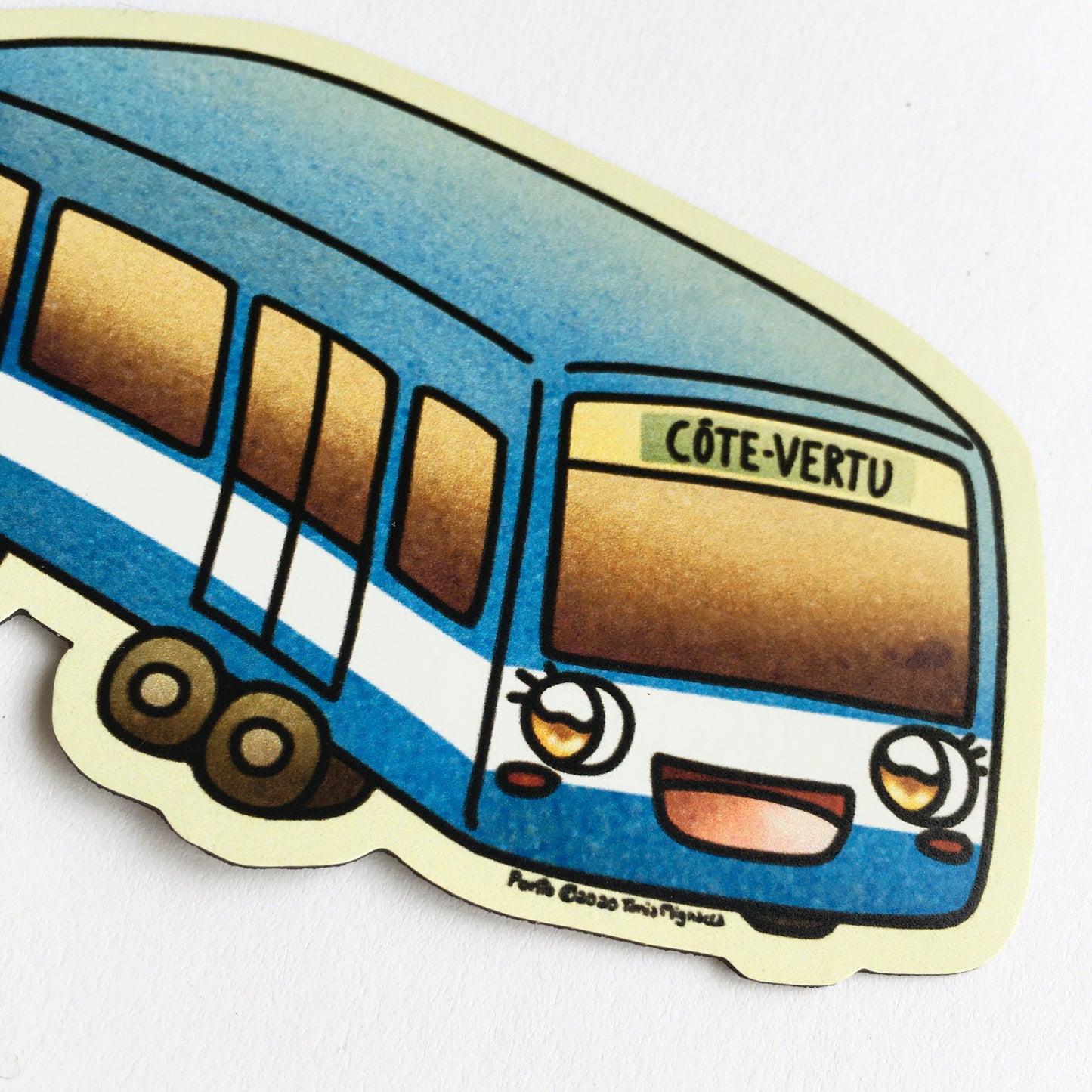 Montreal Metro Fridge magnet