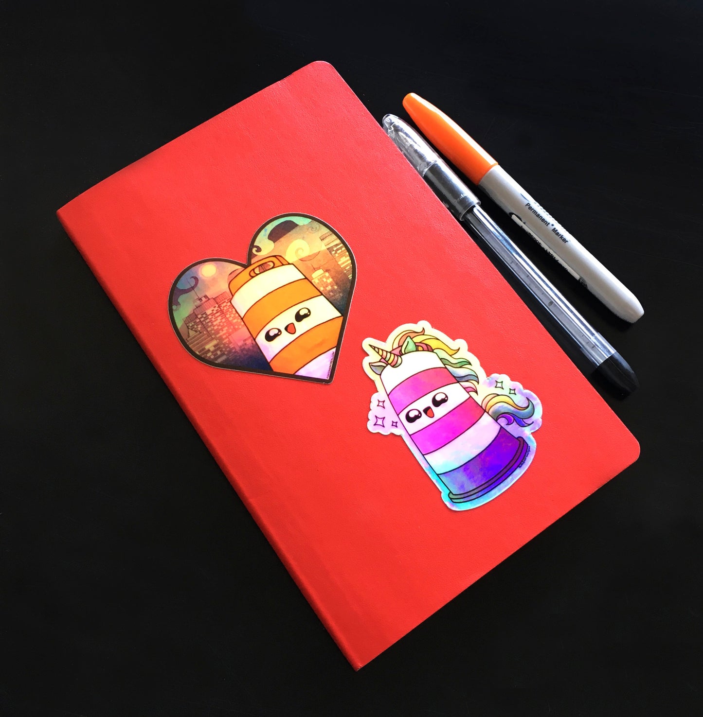 Unicorn Ponto Holographic Sticker