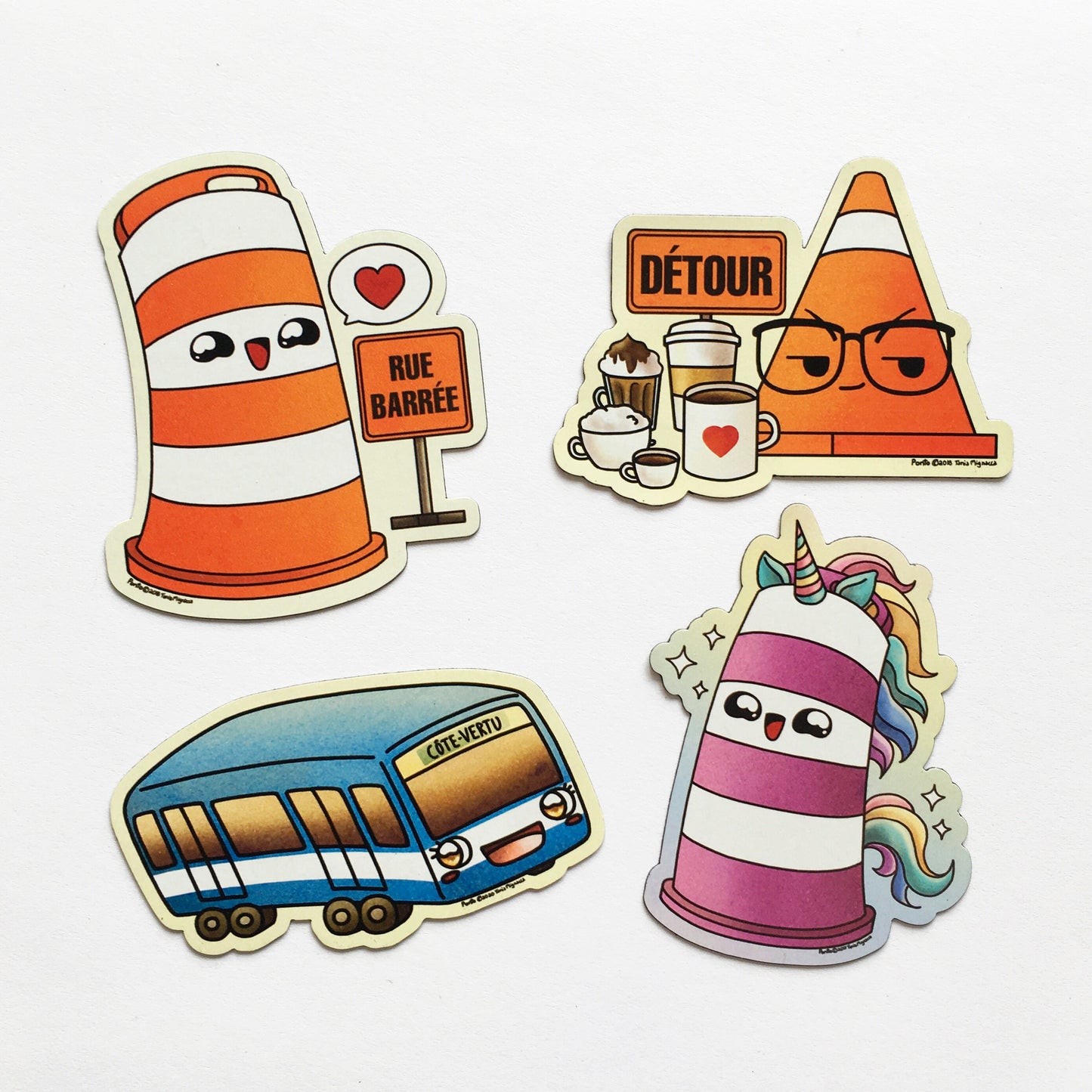 Montreal Metro Fridge magnet