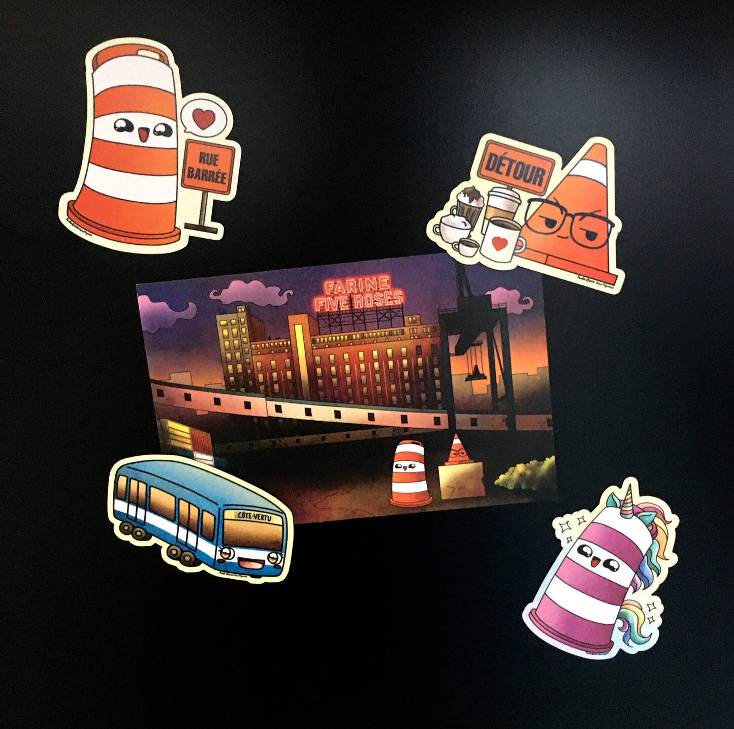 Montreal Metro Fridge magnet