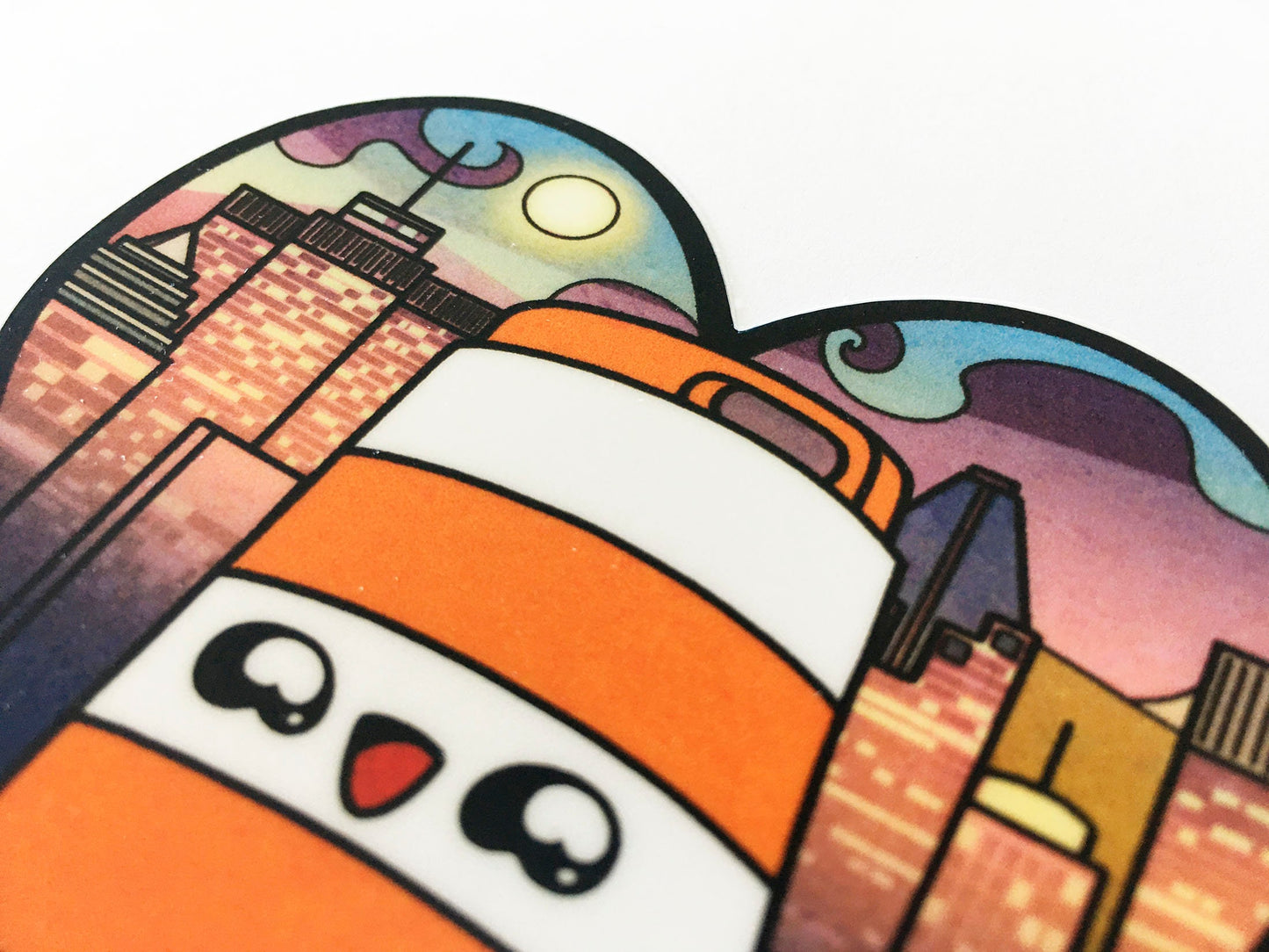 Montreal Heart Sticker