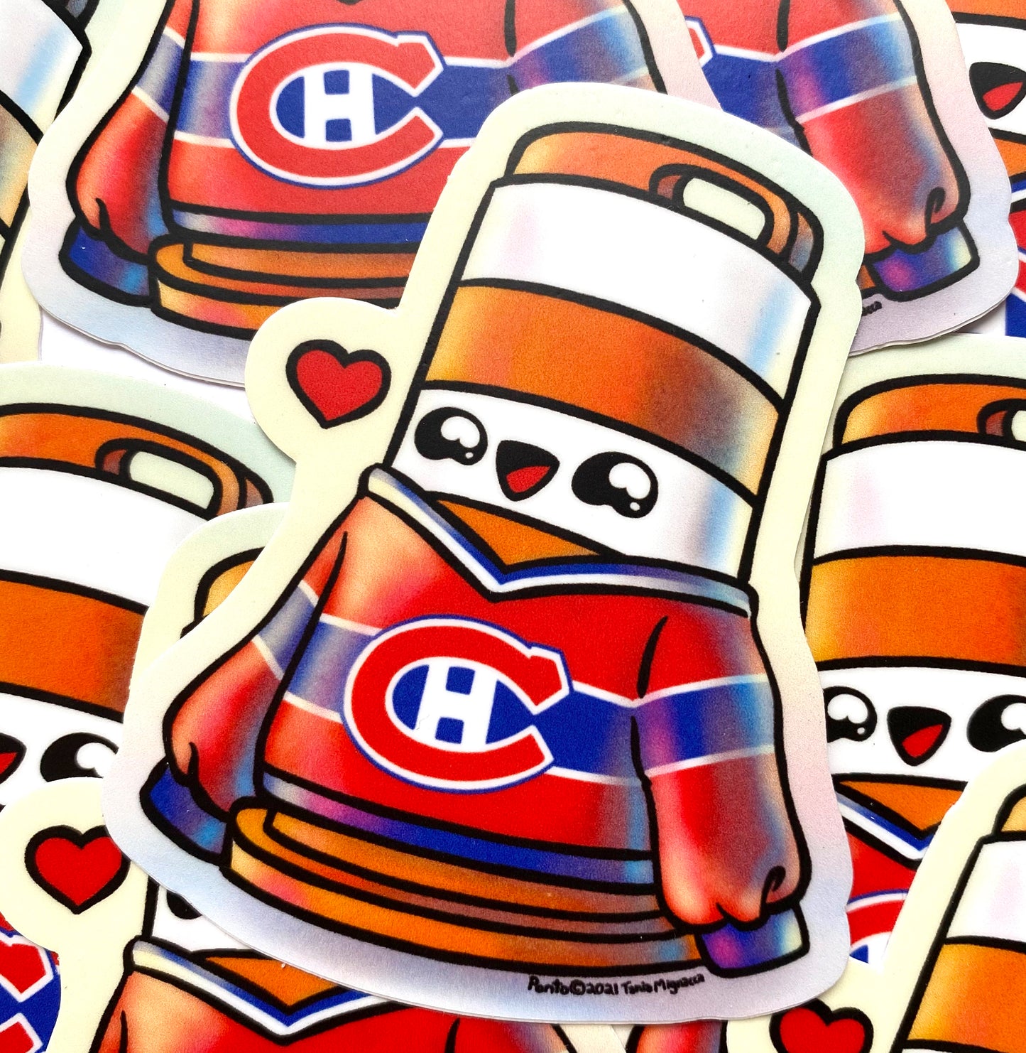 Hockey Jersey Ponto Sticker