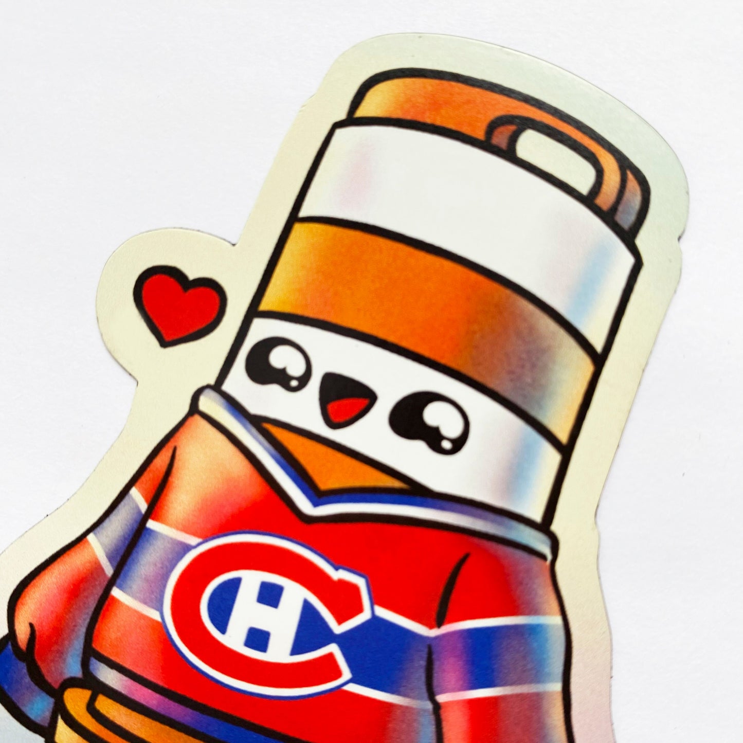 Ponto with hockey jersey Fridge magnet