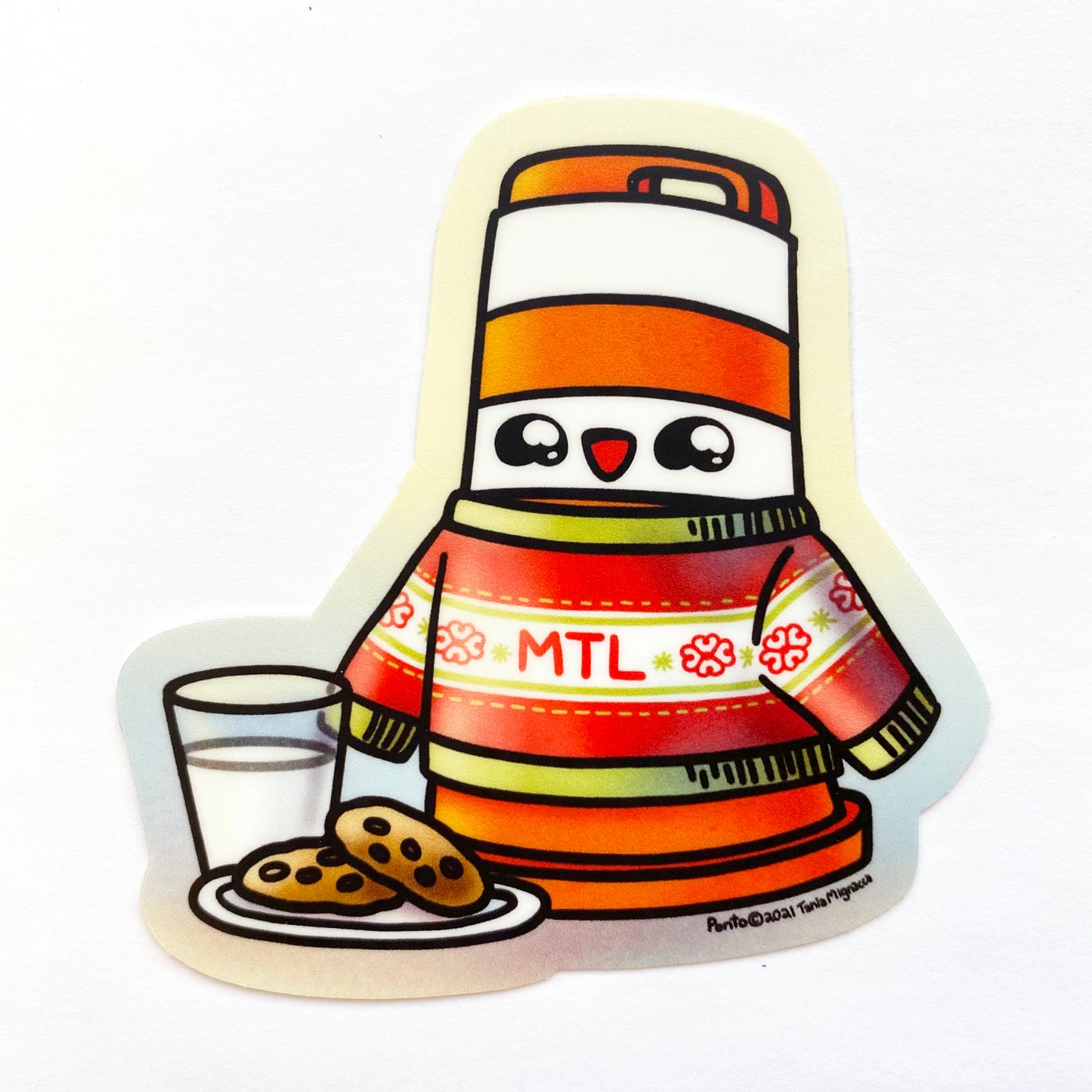 Ugly Xmas Sweater Fridge magnet