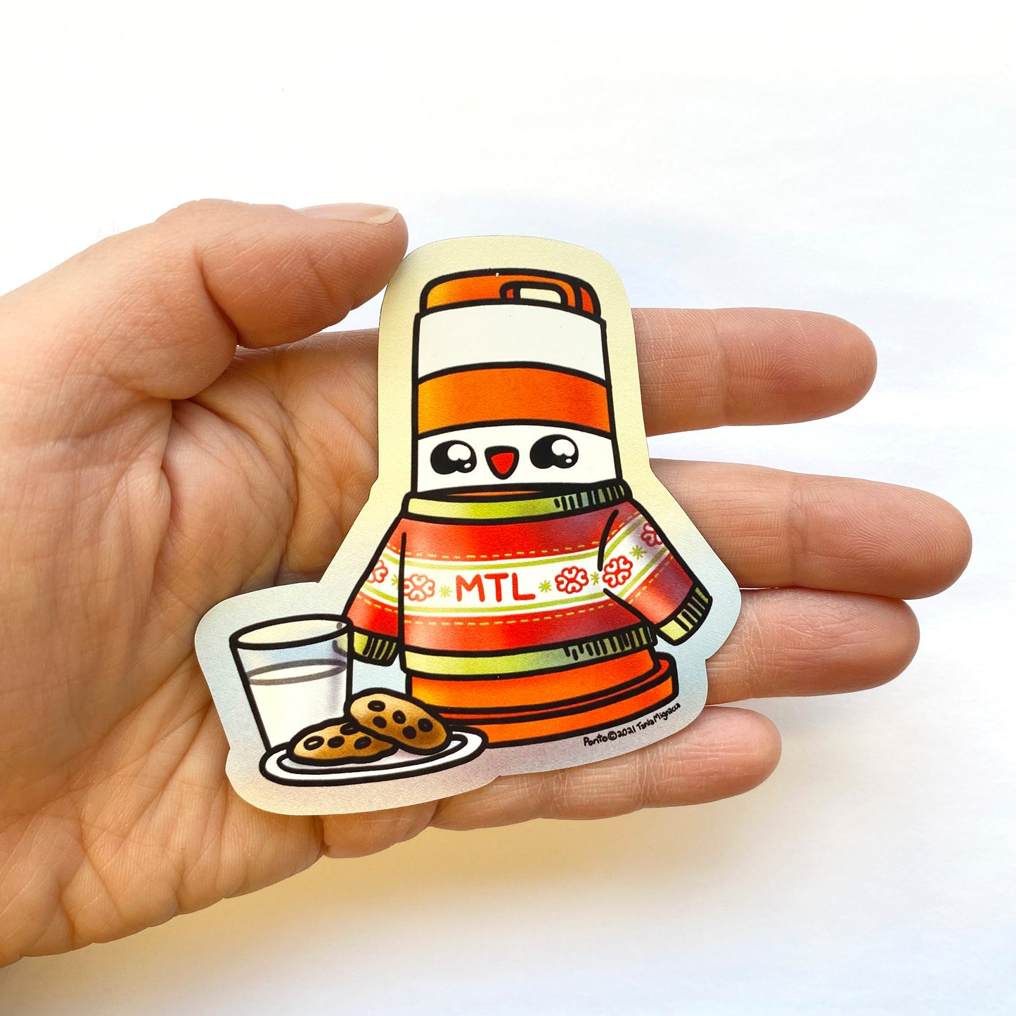 Christmas sweater Ponto Sticker