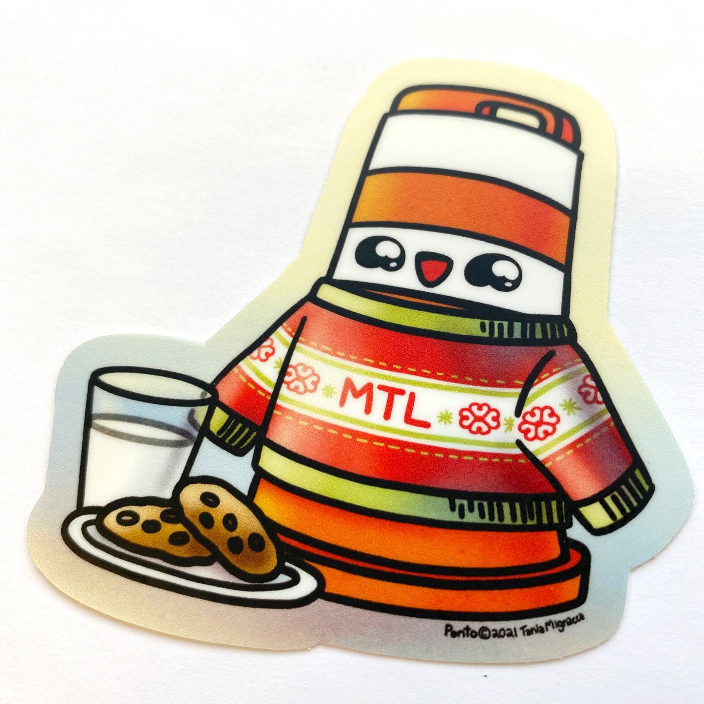 Christmas sweater Ponto Sticker