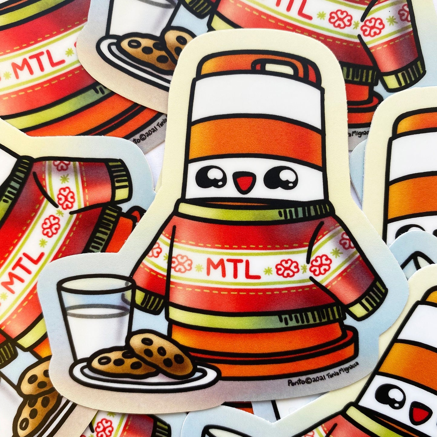 Christmas sweater Ponto Sticker