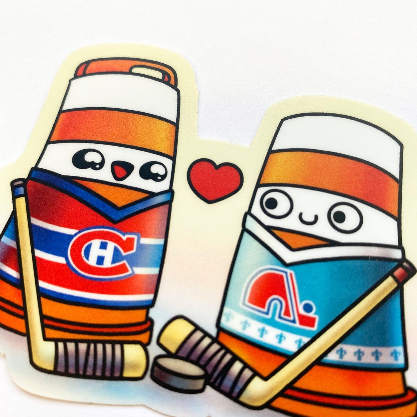 Montreal VS Quebec Fridge magnet