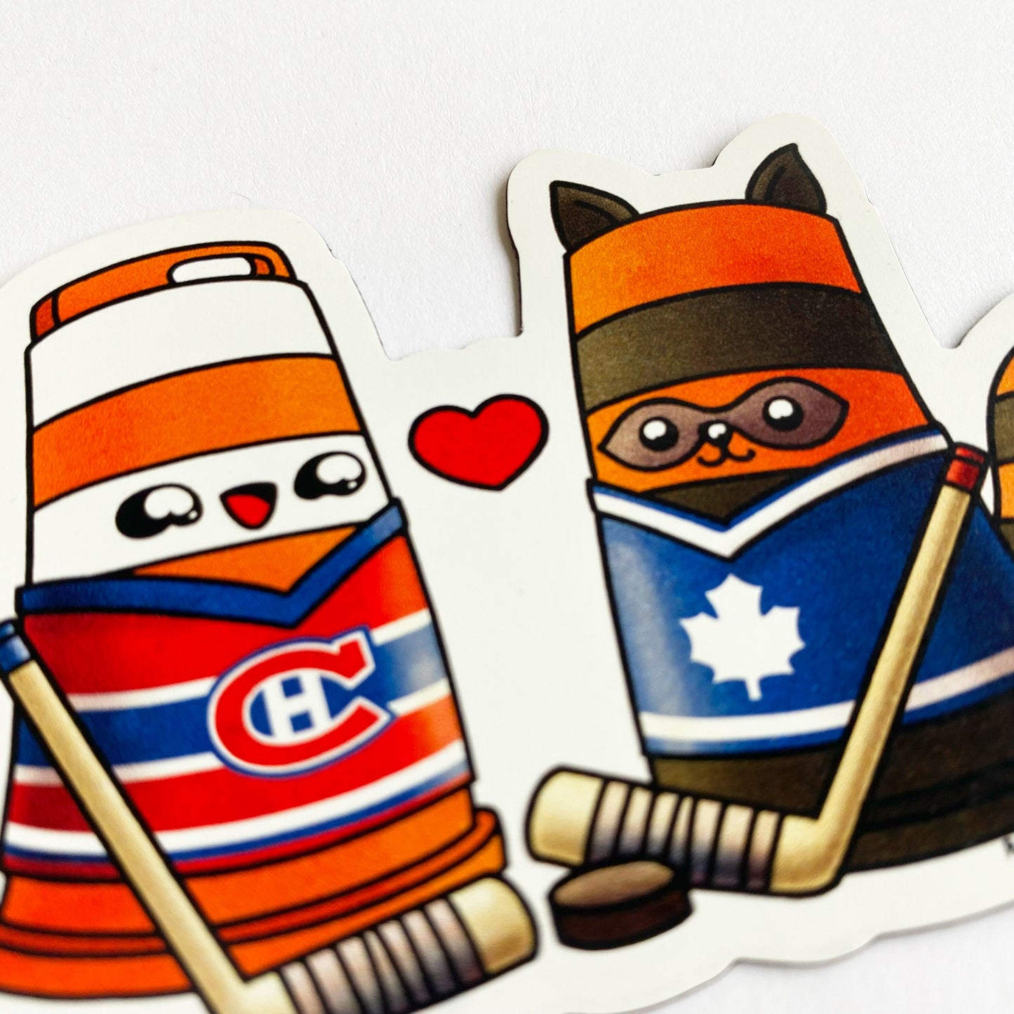 Montreal VS Toronto Fridge magnet