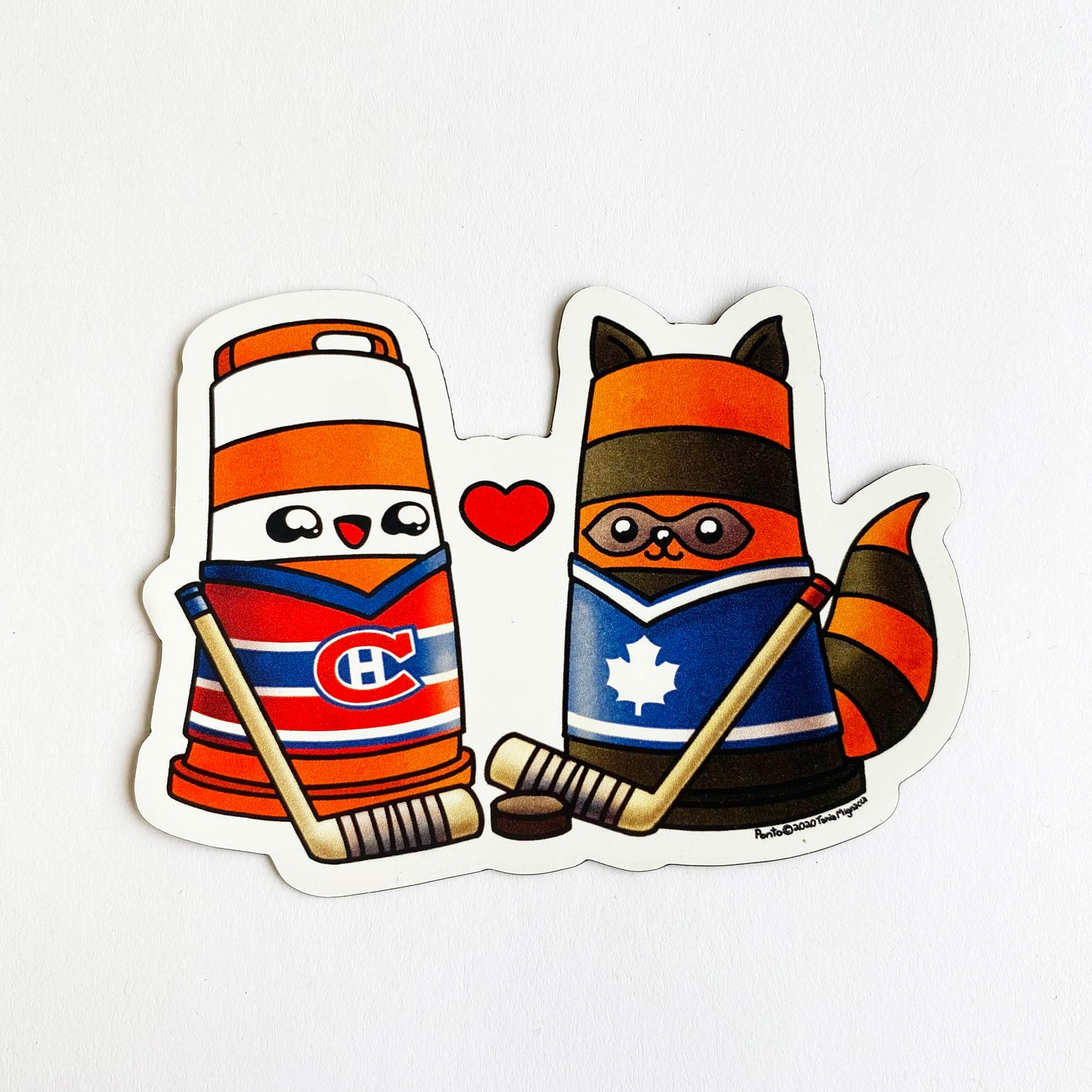 Montreal VS Toronto Fridge magnet