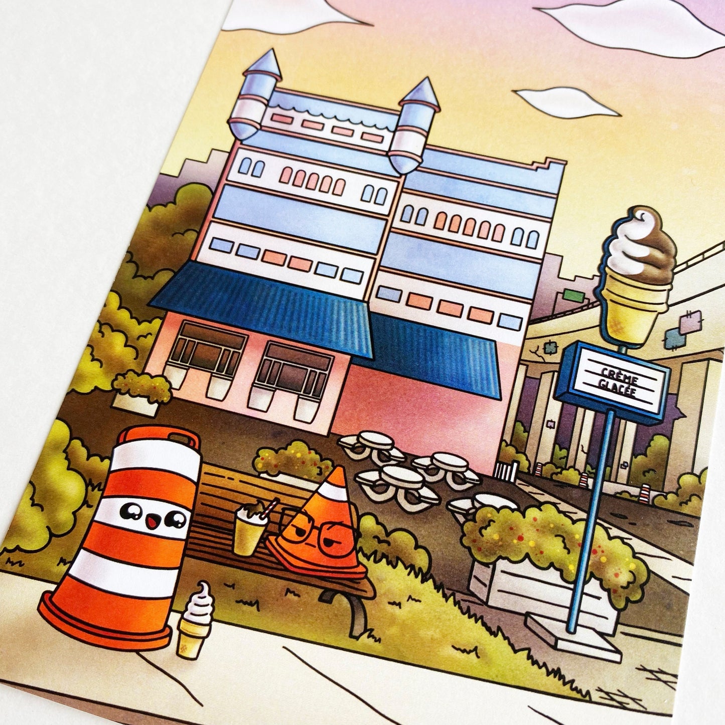 Ice Cream Castle Postcard