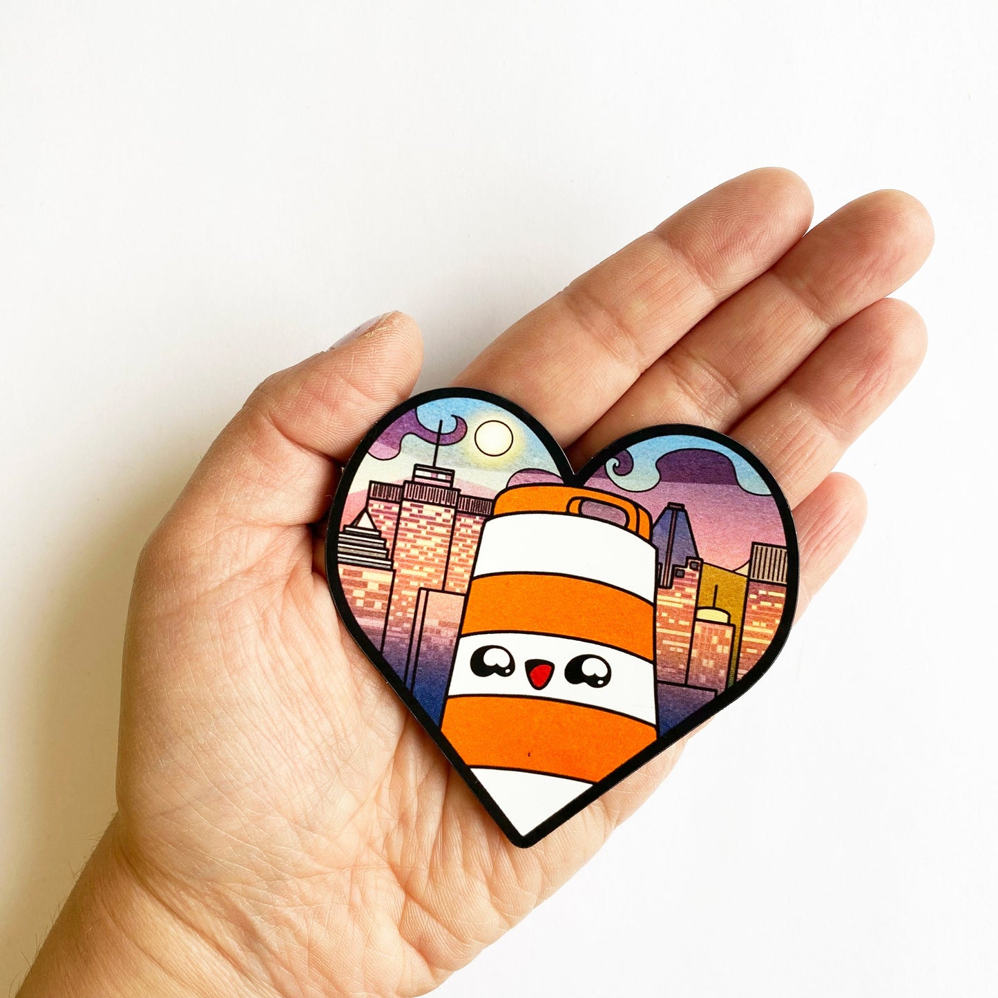 Ponto loves Montréal Fridge magnet