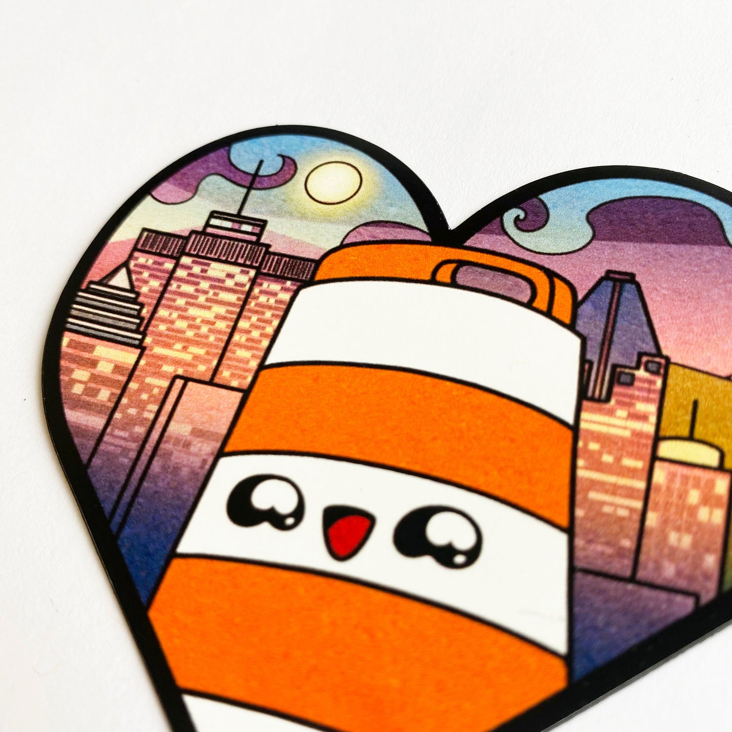 Ponto loves Montréal Fridge magnet