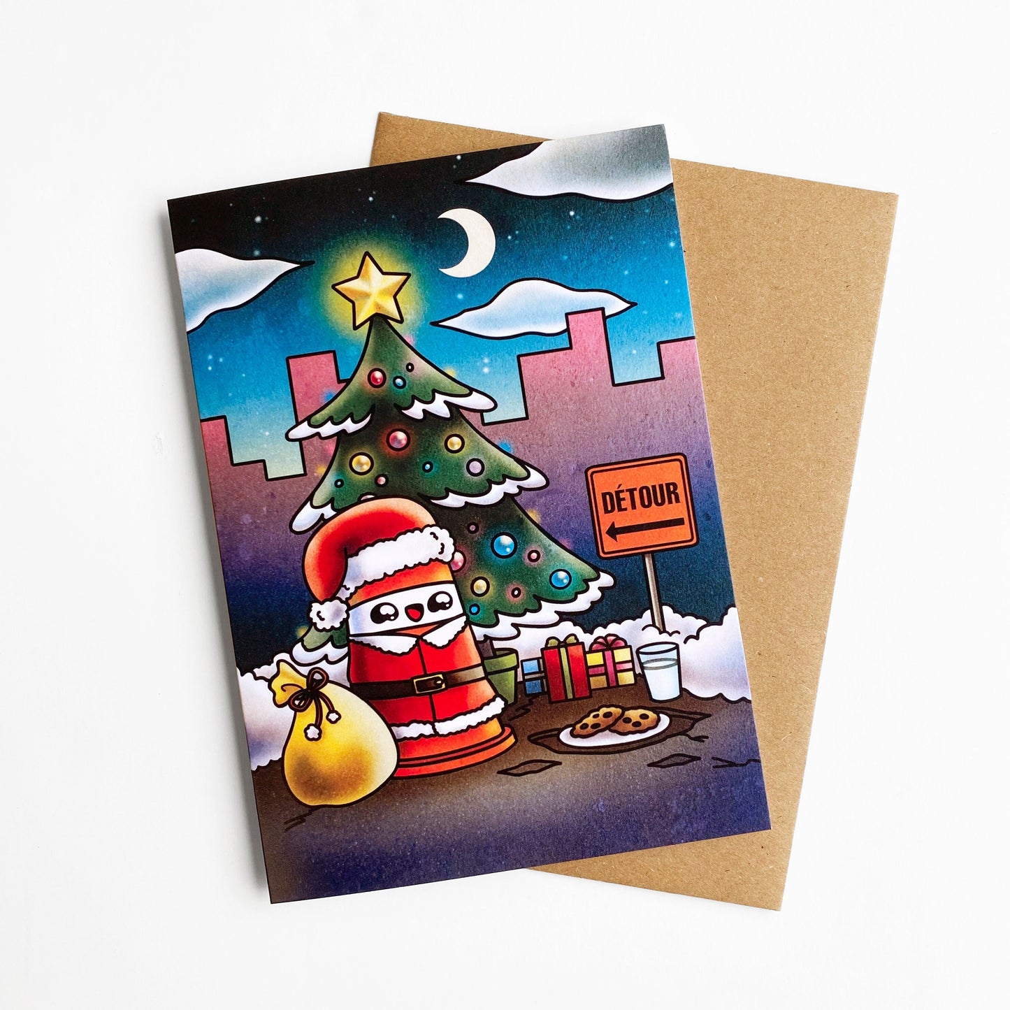 Greeting card Santa Ponto
