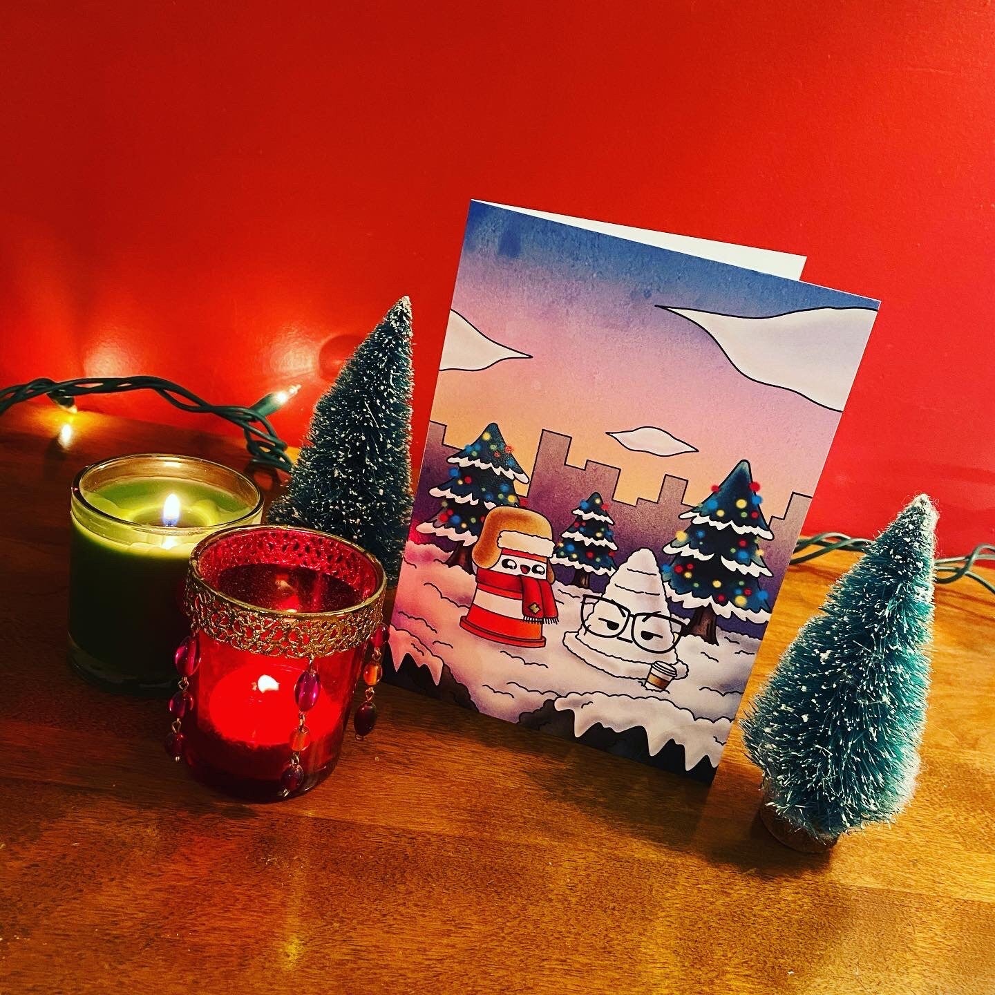 Snowcone Holiday greeting card