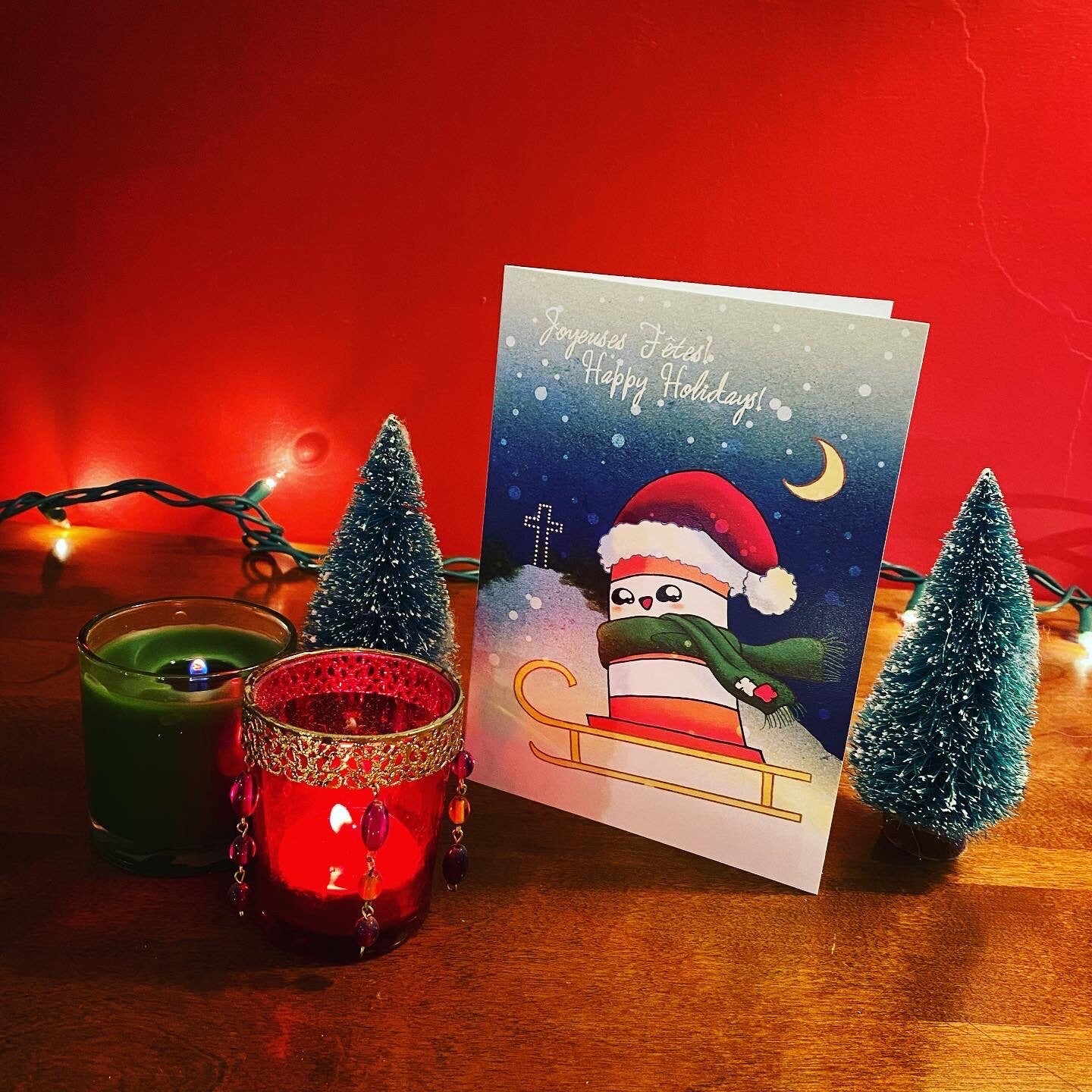 Happy Holidays on Mount Royal greeting card